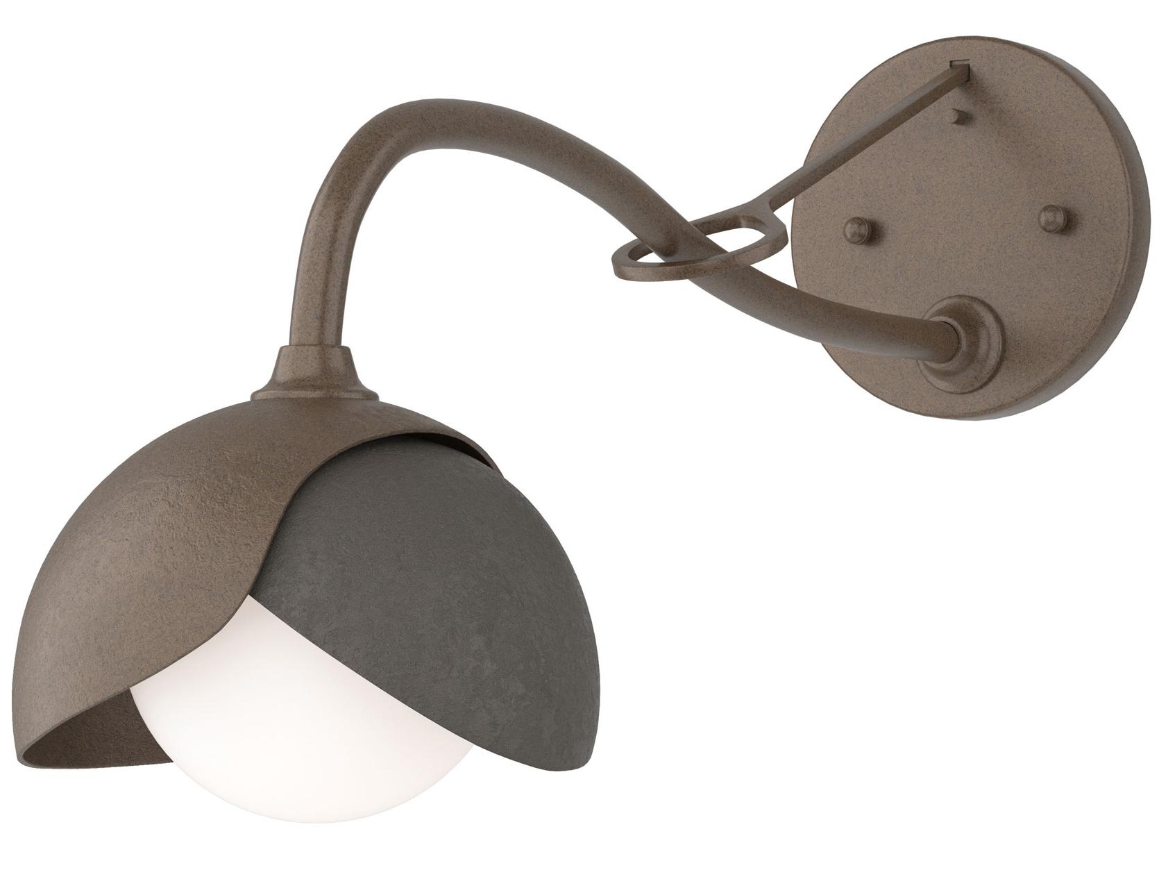 Hubbardton Forge Brooklyn 1-Light Glass Wall Sconce