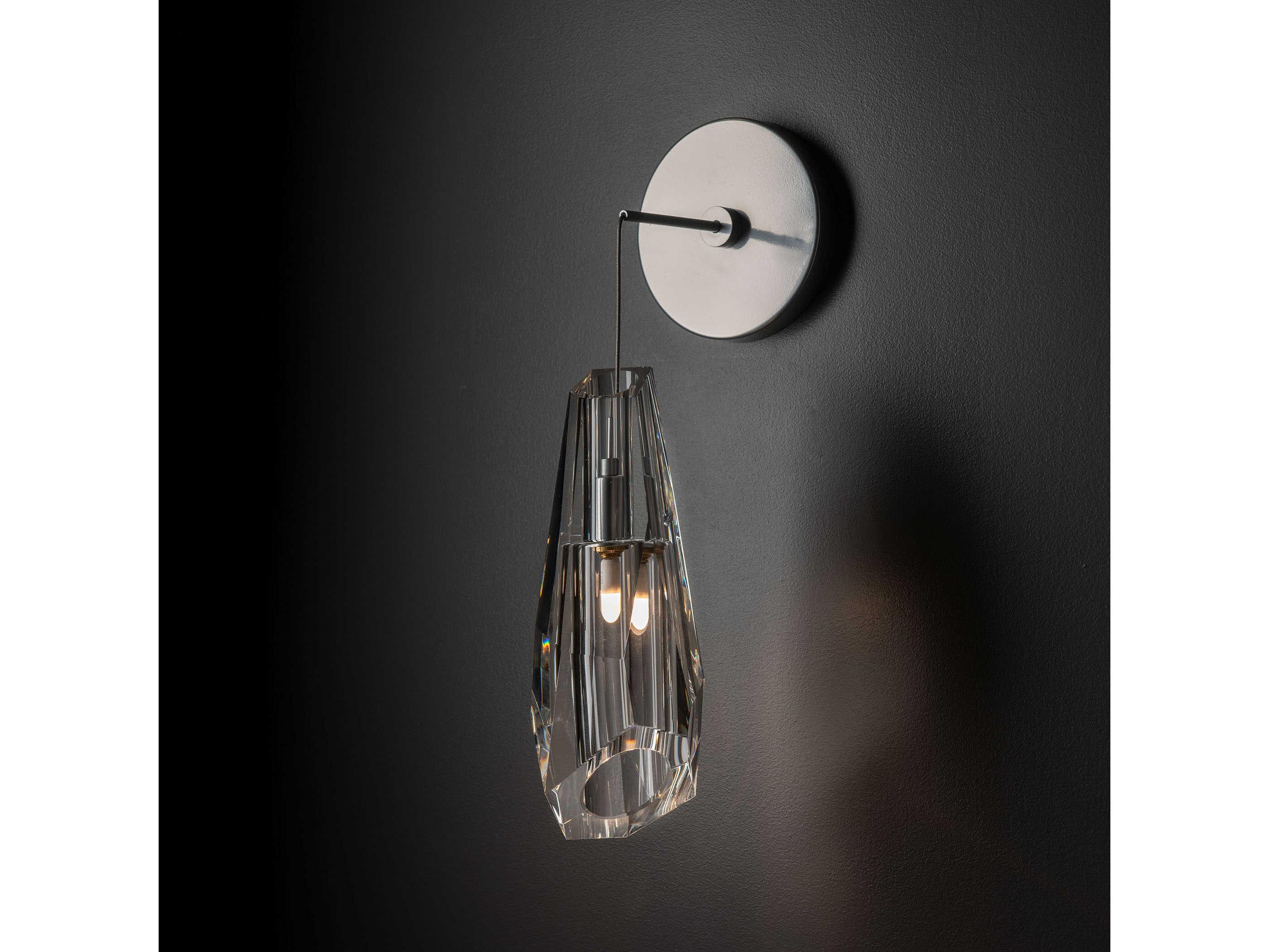 Hubbardton Forge Luma 1-Light Crystal LED Wall Sconce