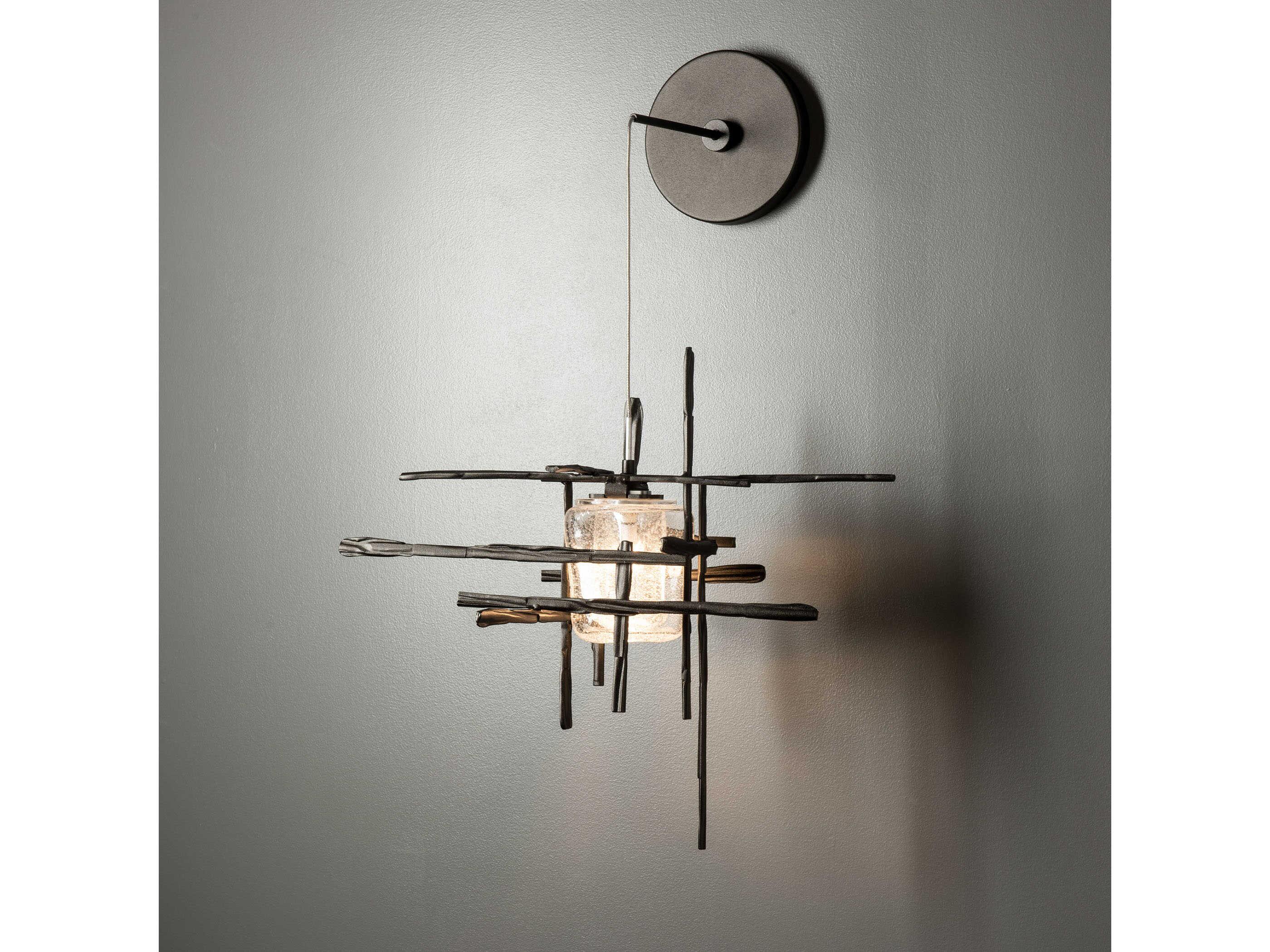 Hubbardton Forge Tura 1-Light Glass LED Wall Sconce