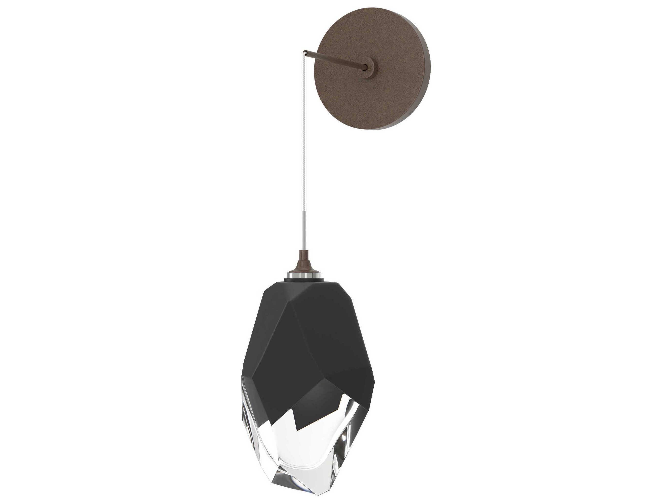 Hubbardton Forge Chrysalis 1-Light Crystal Glass Wall Sconce