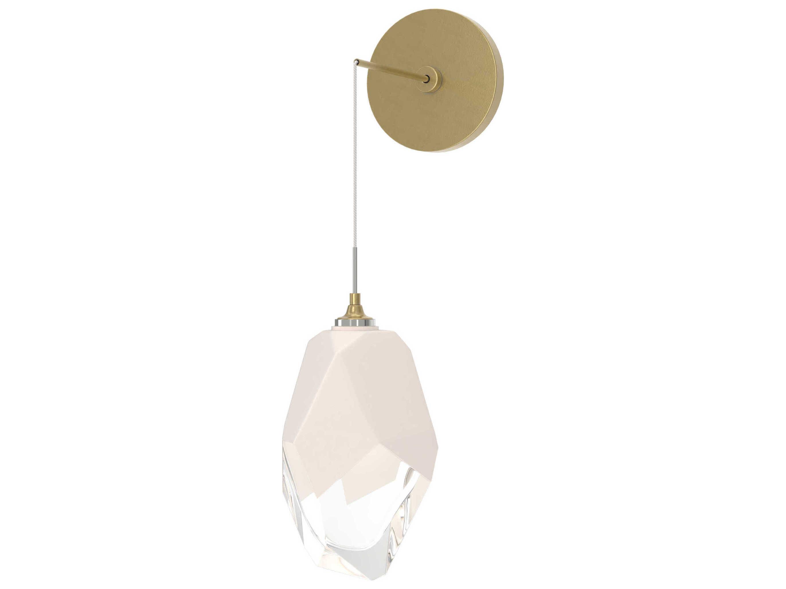 Hubbardton Forge Chrysalis 1-Light Crystal Glass Wall Sconce