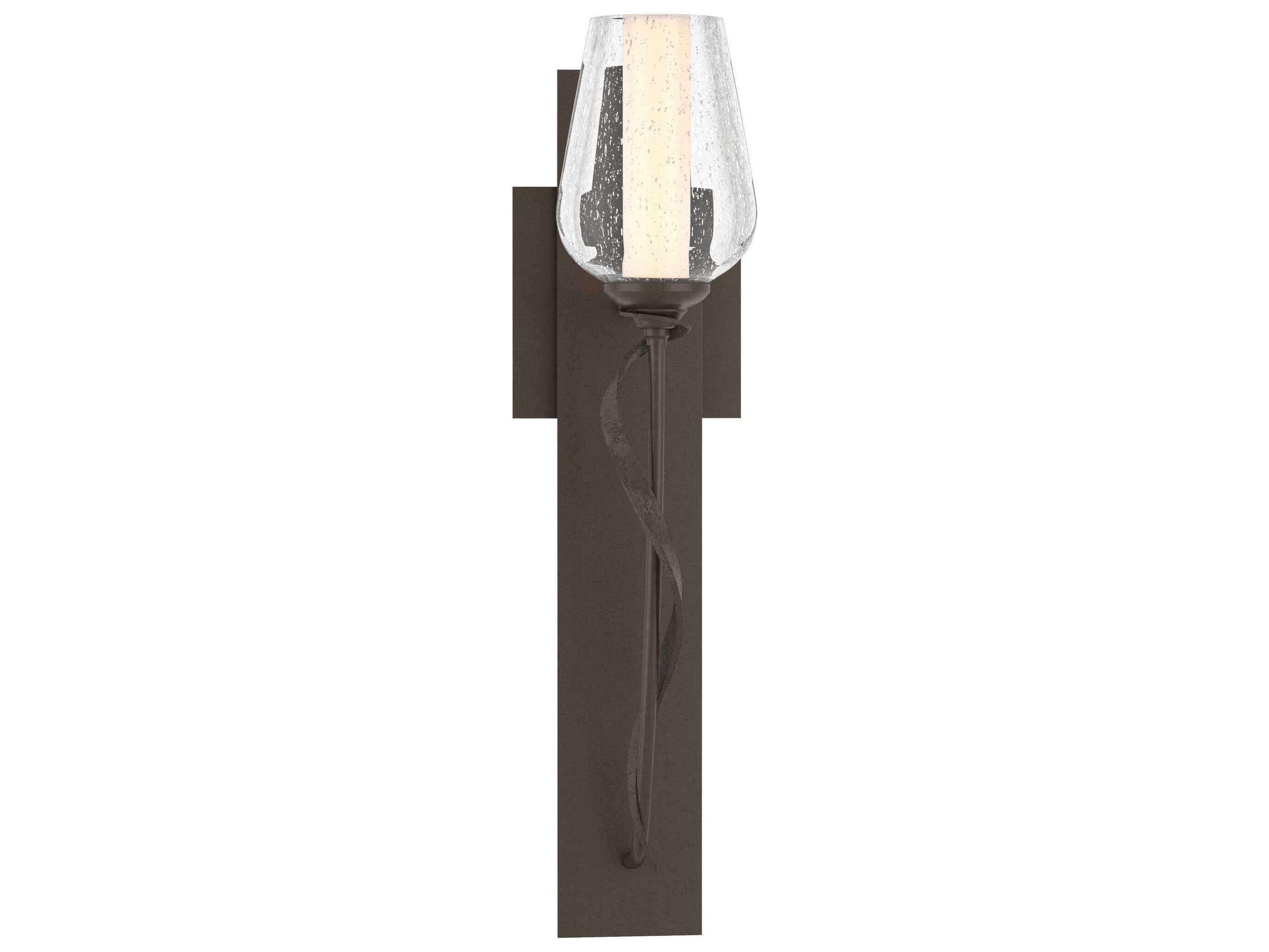 Hubbardton Forge Flora 1-Light Glass Wall Sconce