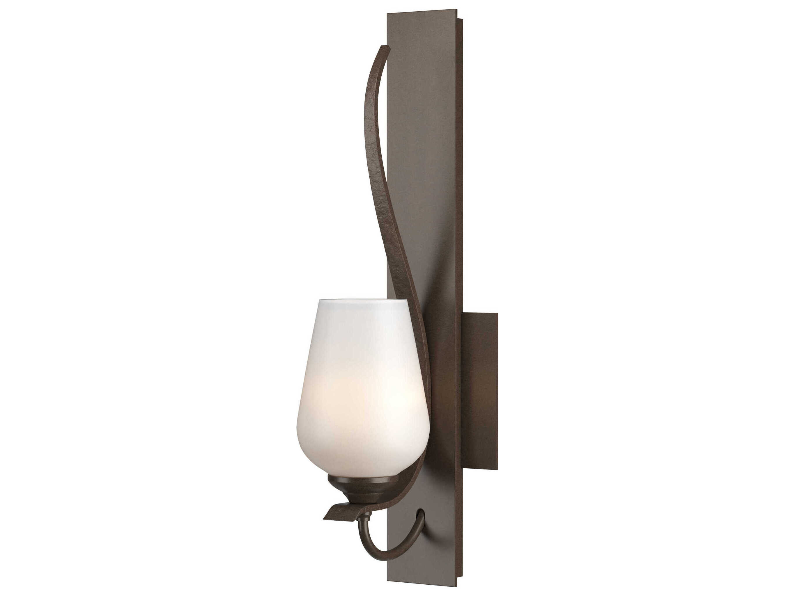 Hubbardton Forge Flora 1-Light Glass Wall Sconce
