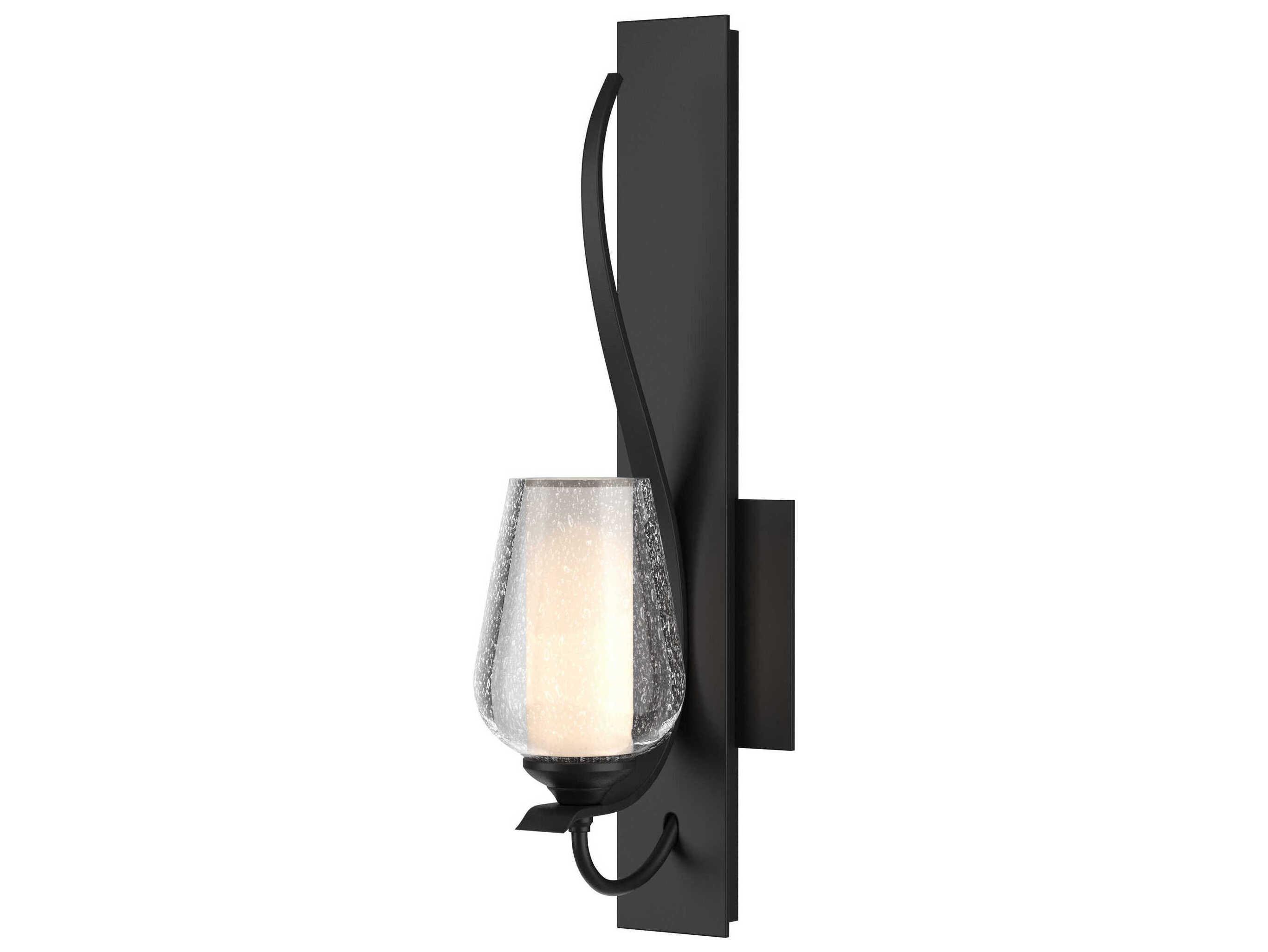 Hubbardton Forge Flora 1-Light Glass Wall Sconce