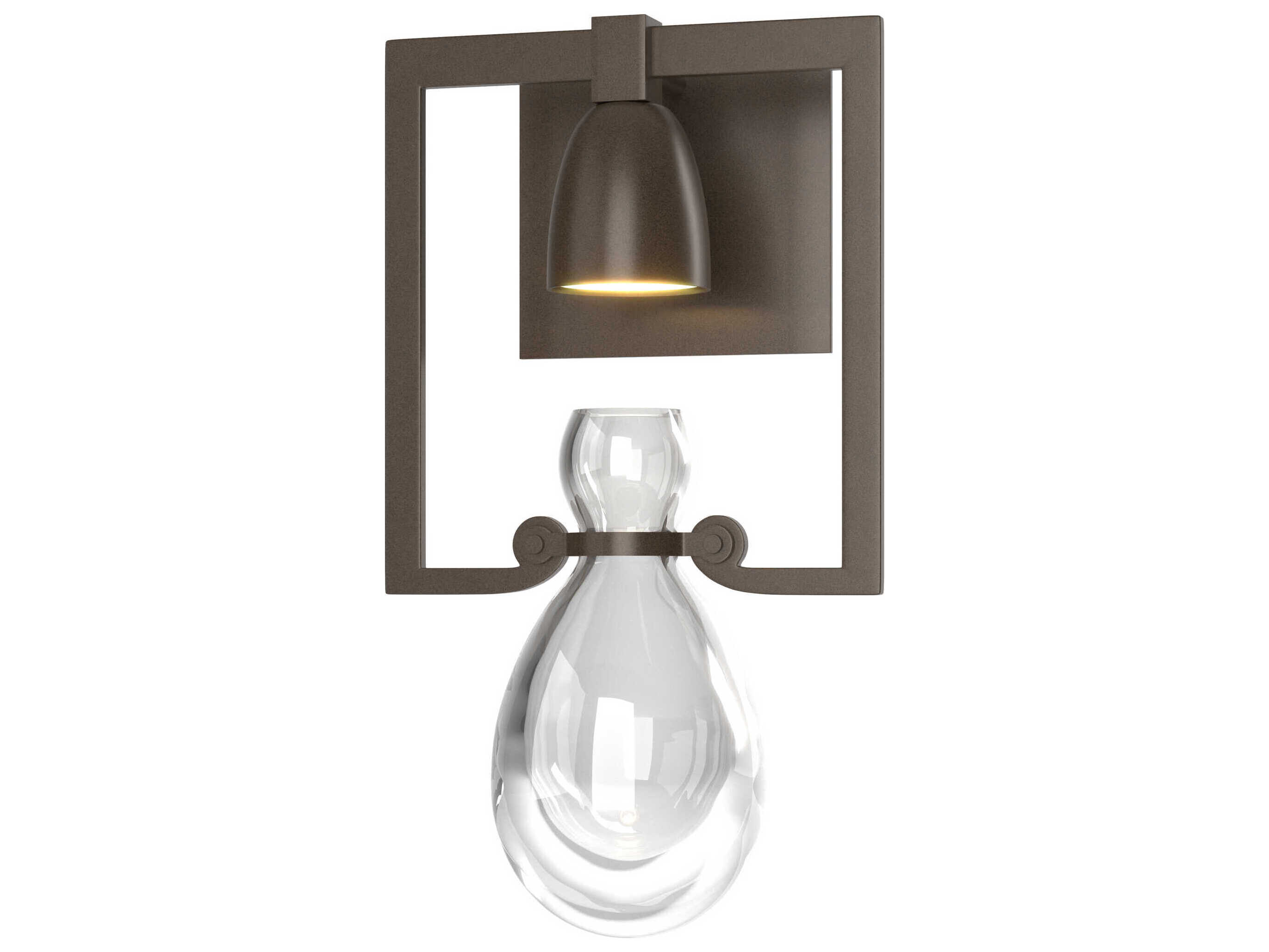 Hubbardton Forge Apothecary 1-Light Glass Wall Sconce