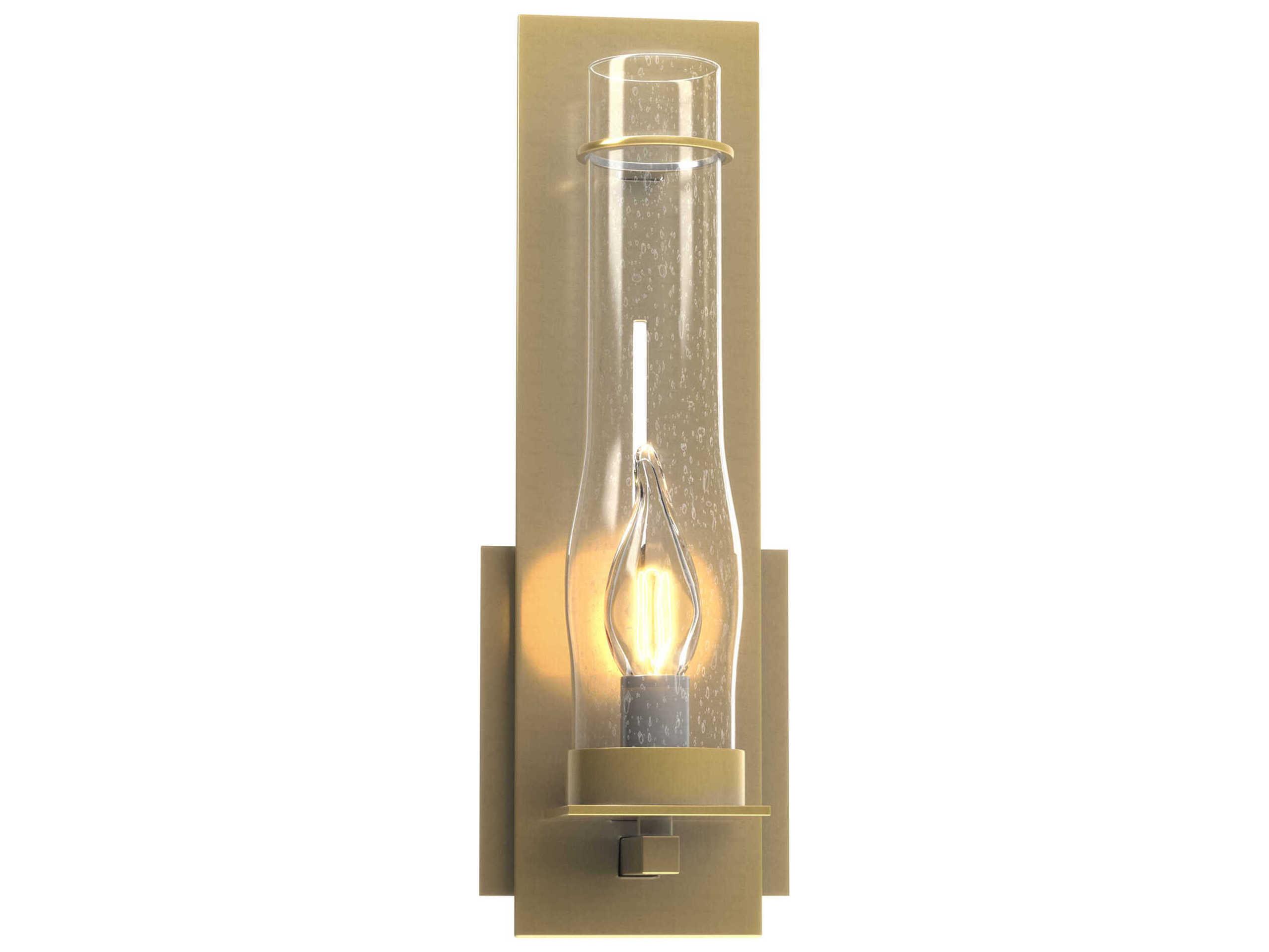 Hubbardton Forge New Town 1-Light Glass Wall Sconce