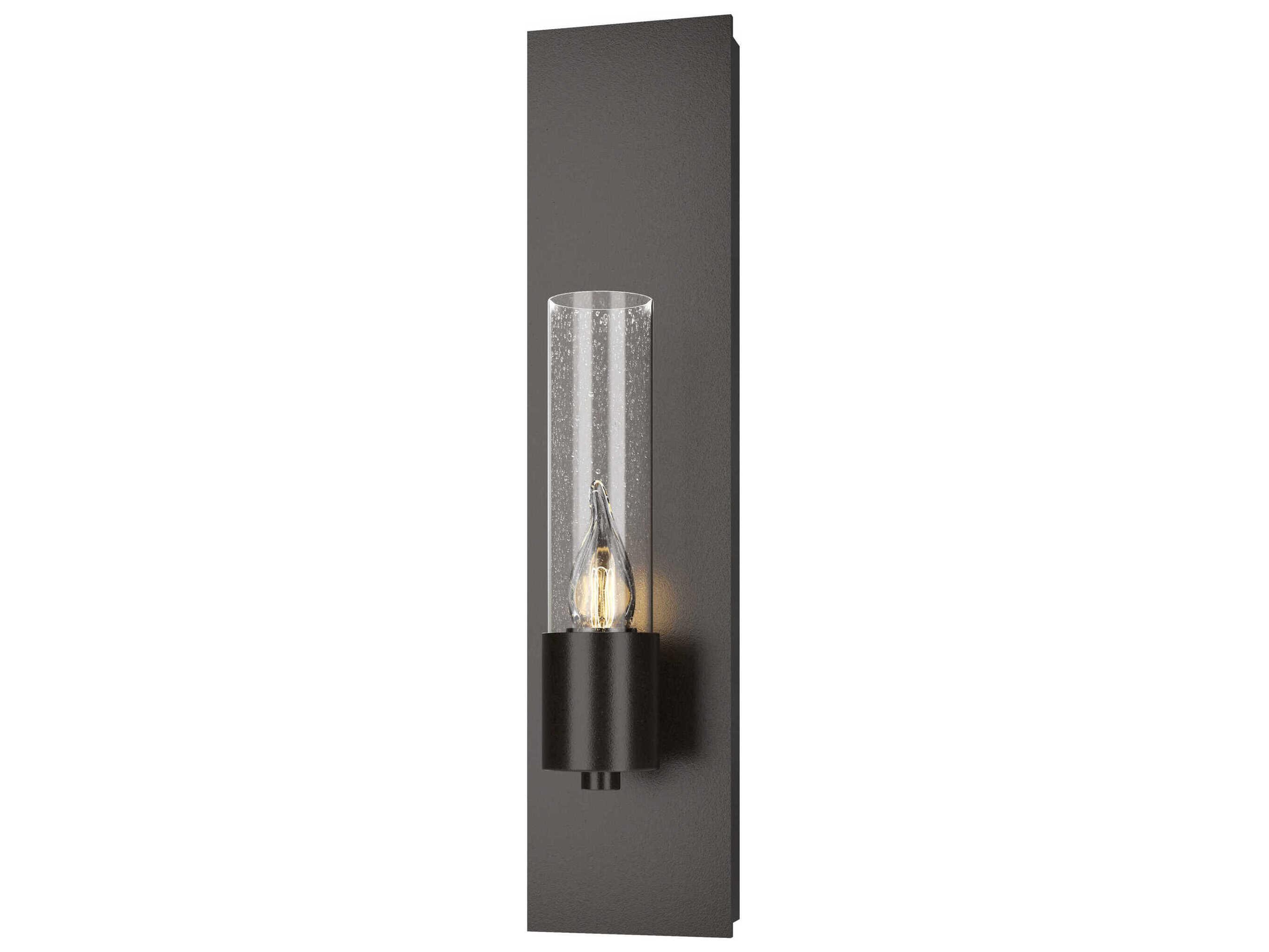 Hubbardton Forge Pillar 1-Light Glass Wall Sconce
