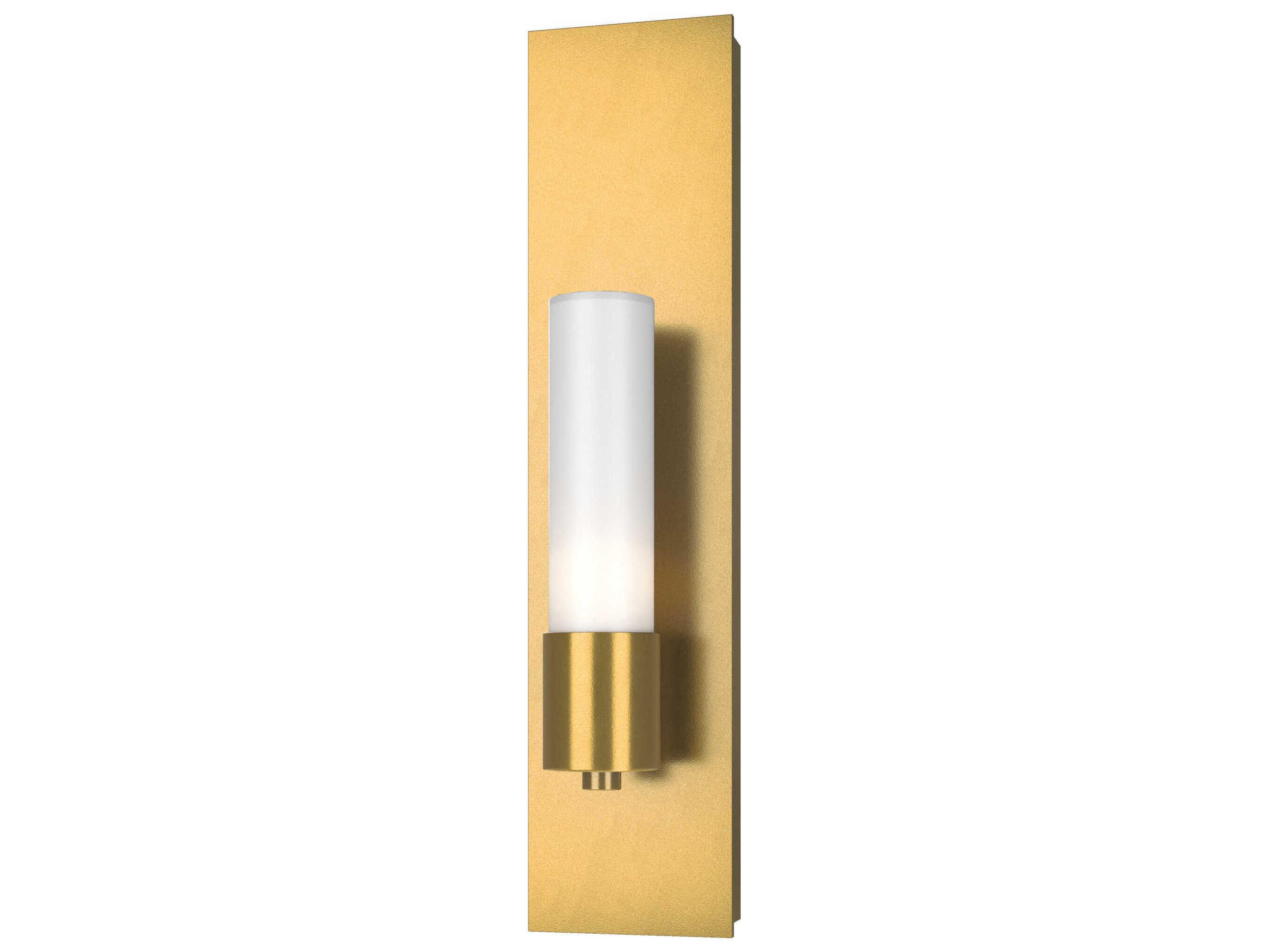 Hubbardton Forge Pillar 1-Light Glass Wall Sconce