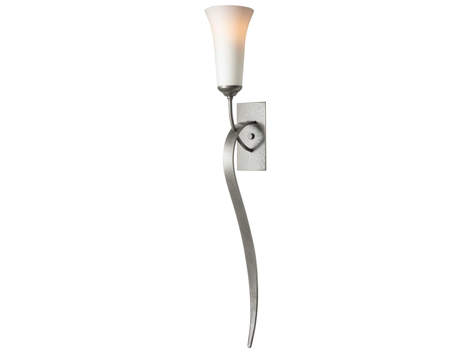 Hubbardton Forge Sweeping 1-Light Glass Wall Sconce