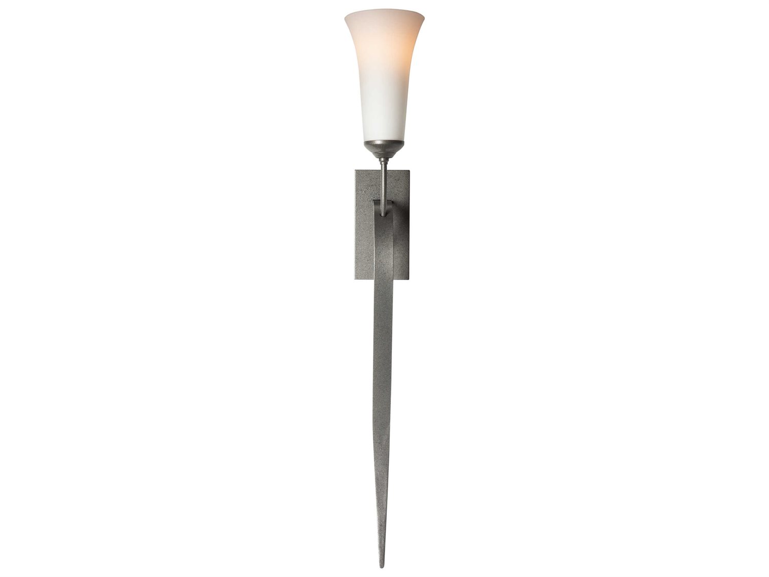 Hubbardton Forge Sweeping 1-Light Glass Wall Sconce
