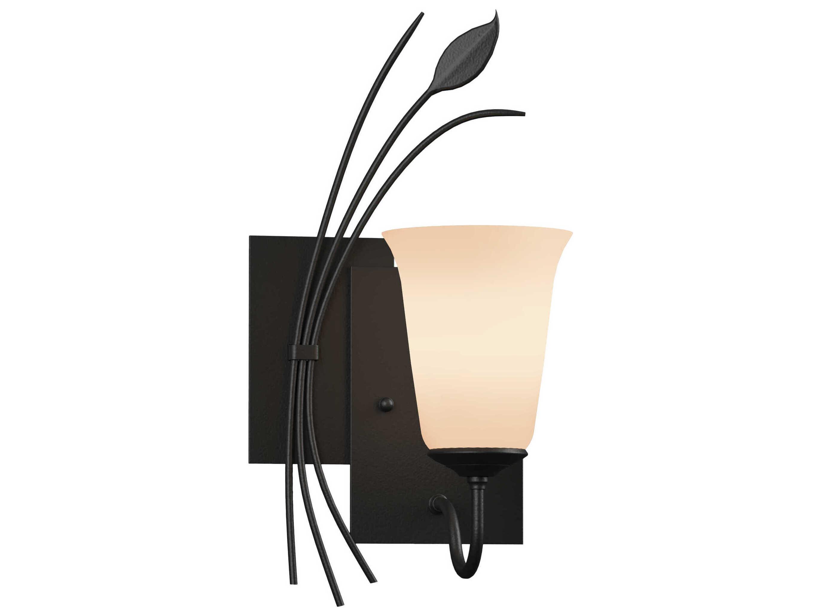 Hubbardton Forge Leaf 1-Light Glass Wall Sconce