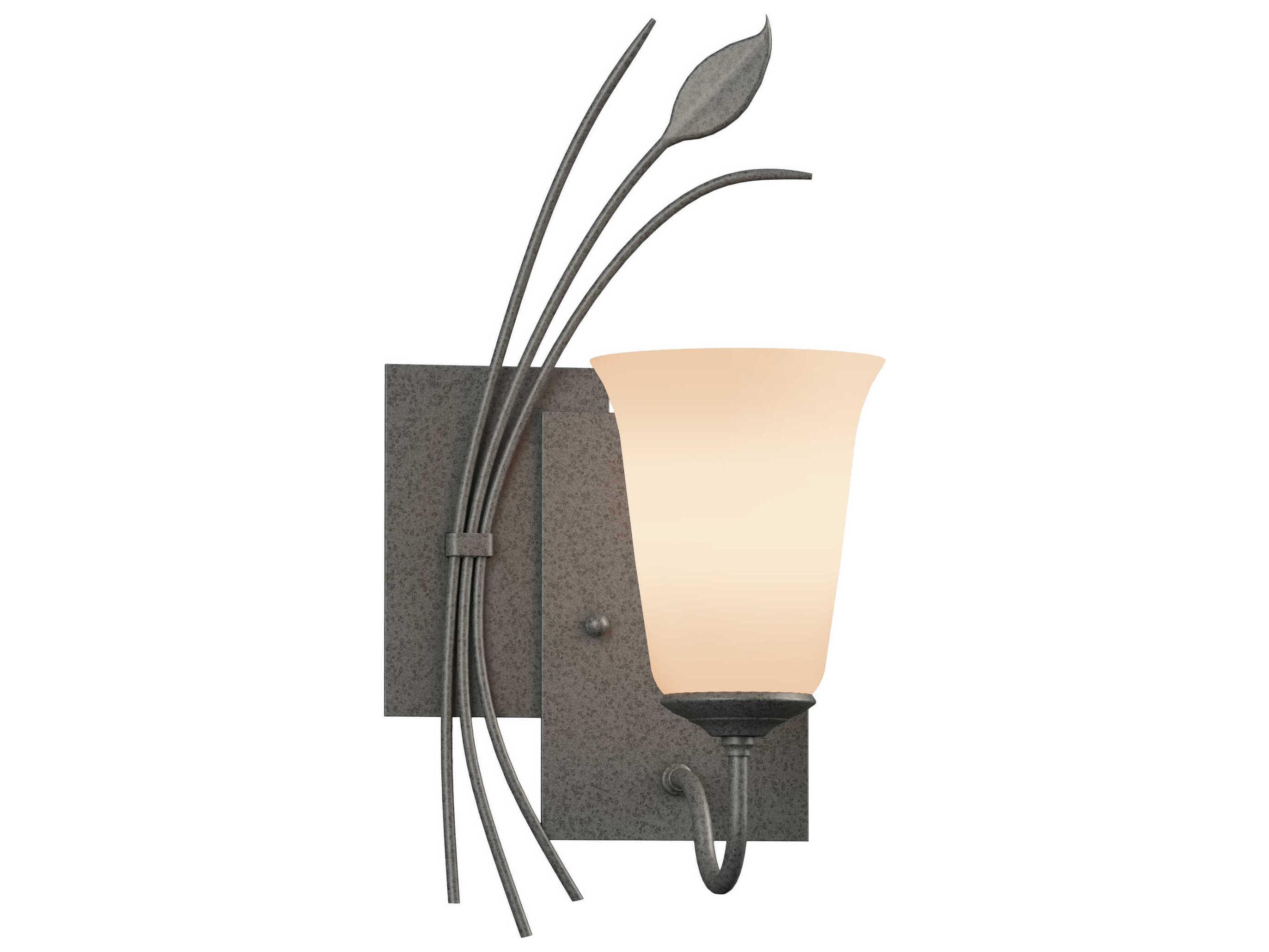 Hubbardton Forge Leaf 1-Light Glass Wall Sconce