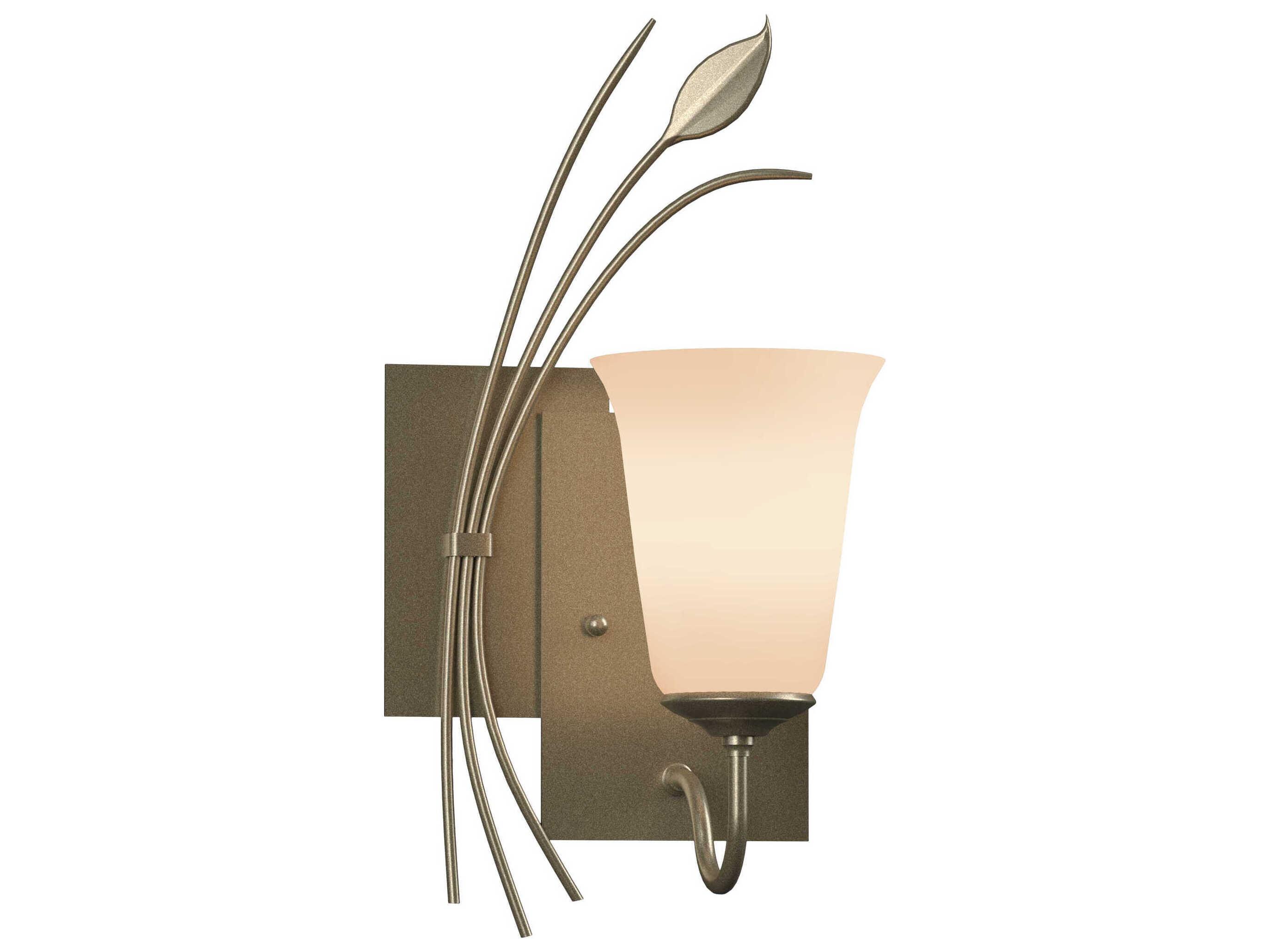 Hubbardton Forge Leaf 1-Light Glass Wall Sconce