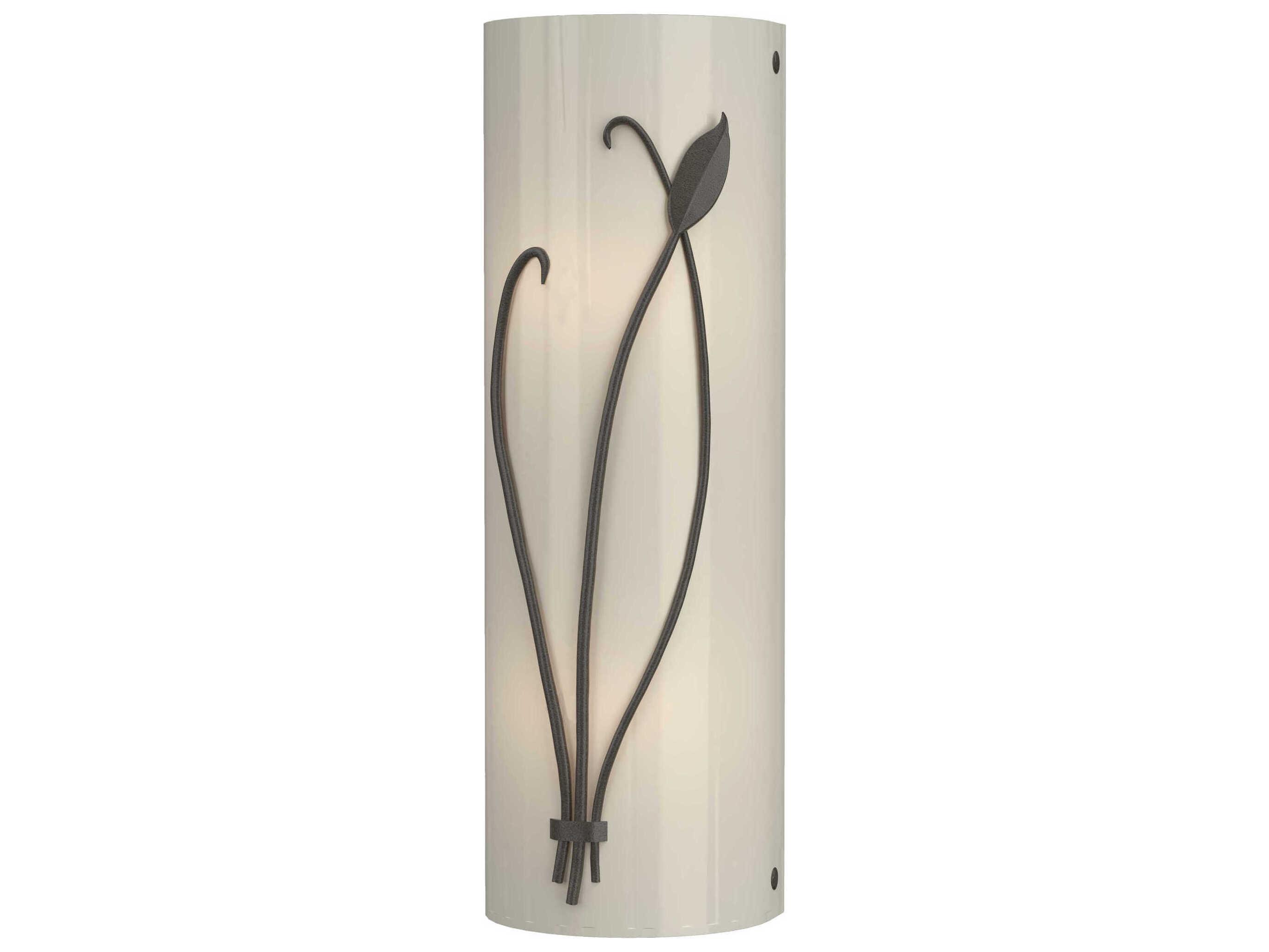 Hubbardton Forge Leaf 2-Light Glass Wall Sconce