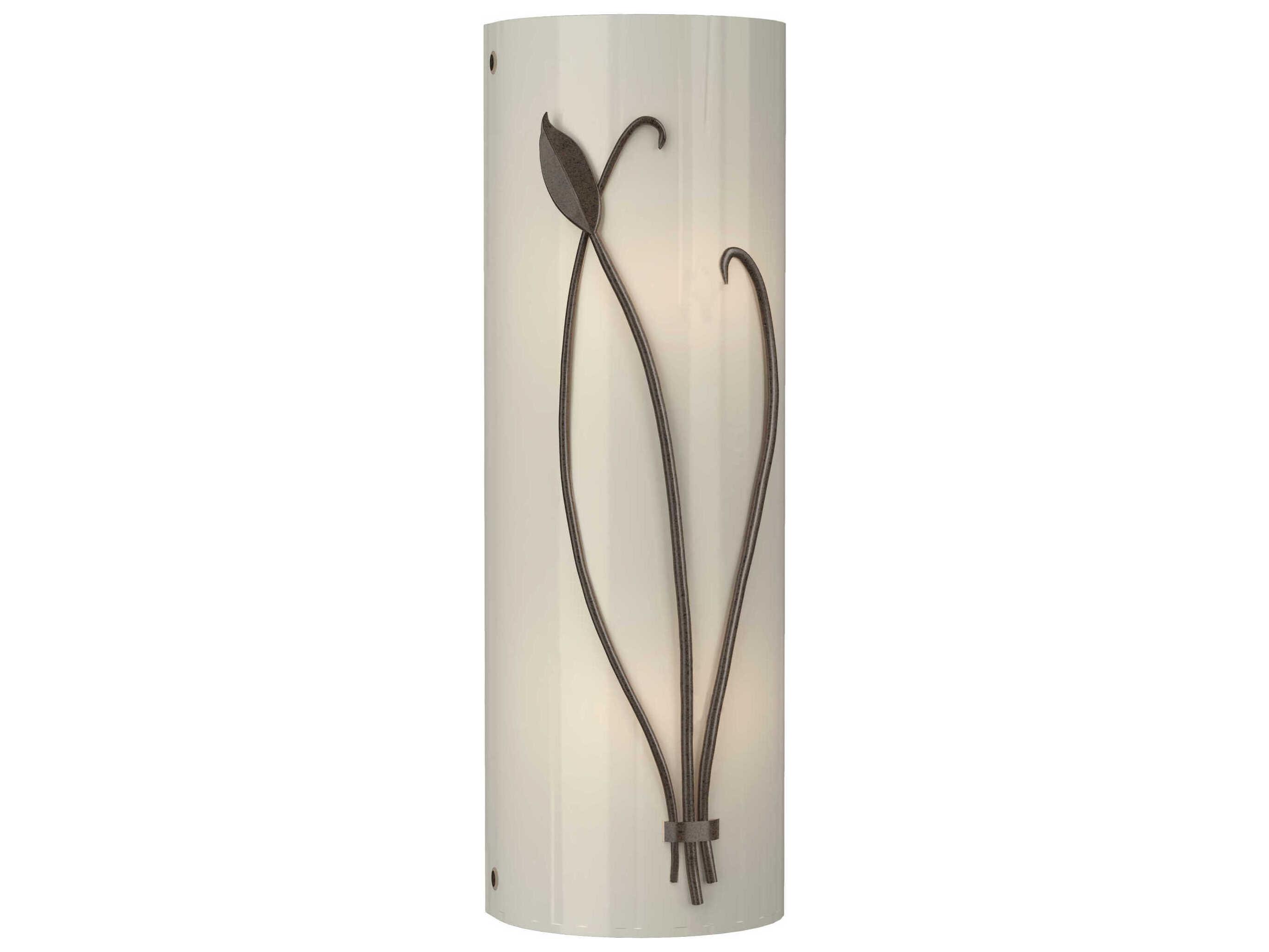 Hubbardton Forge Leaf 2-Light Glass Wall Sconce