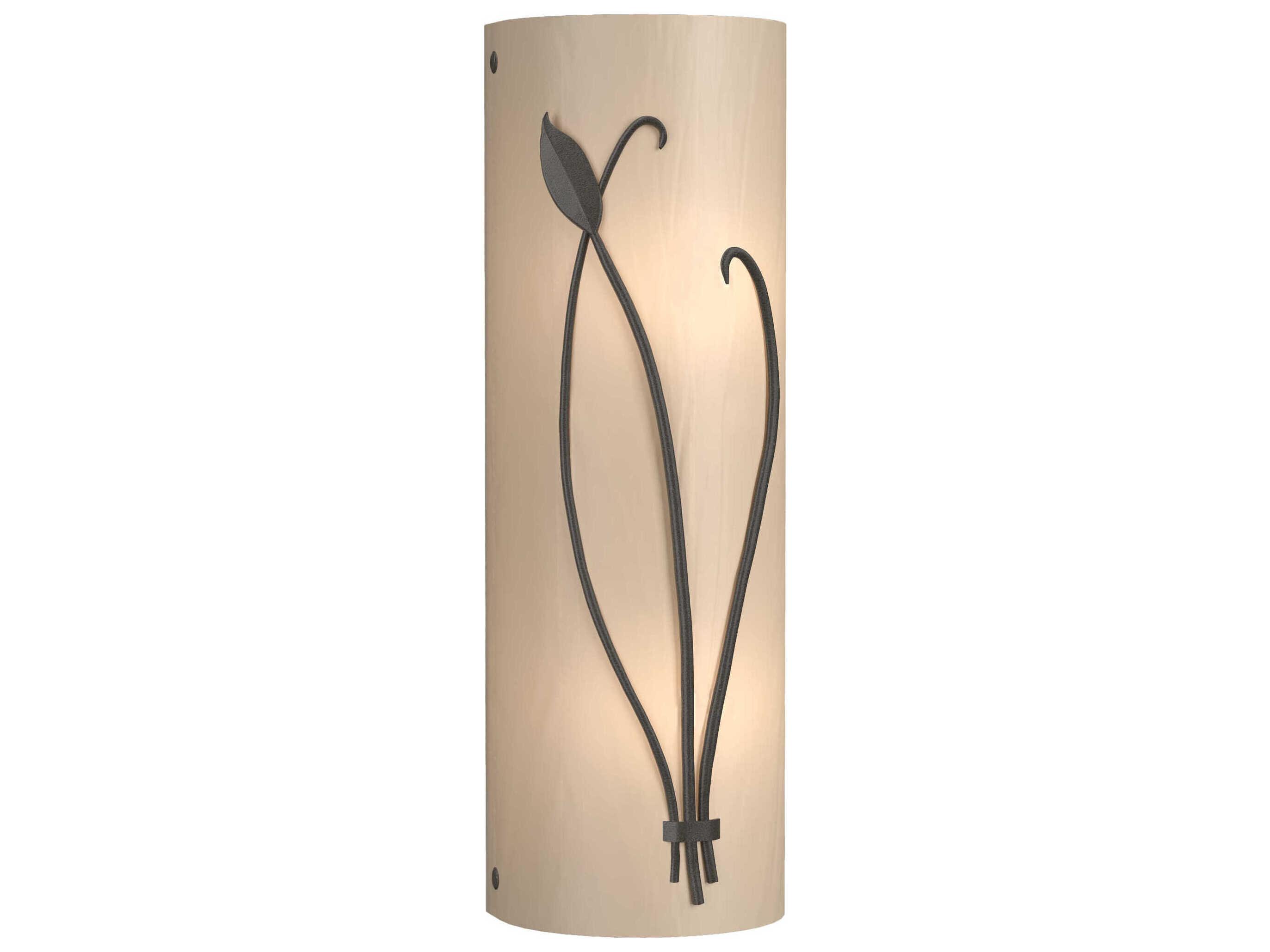 Hubbardton Forge Leaf 2-Light Glass Wall Sconce