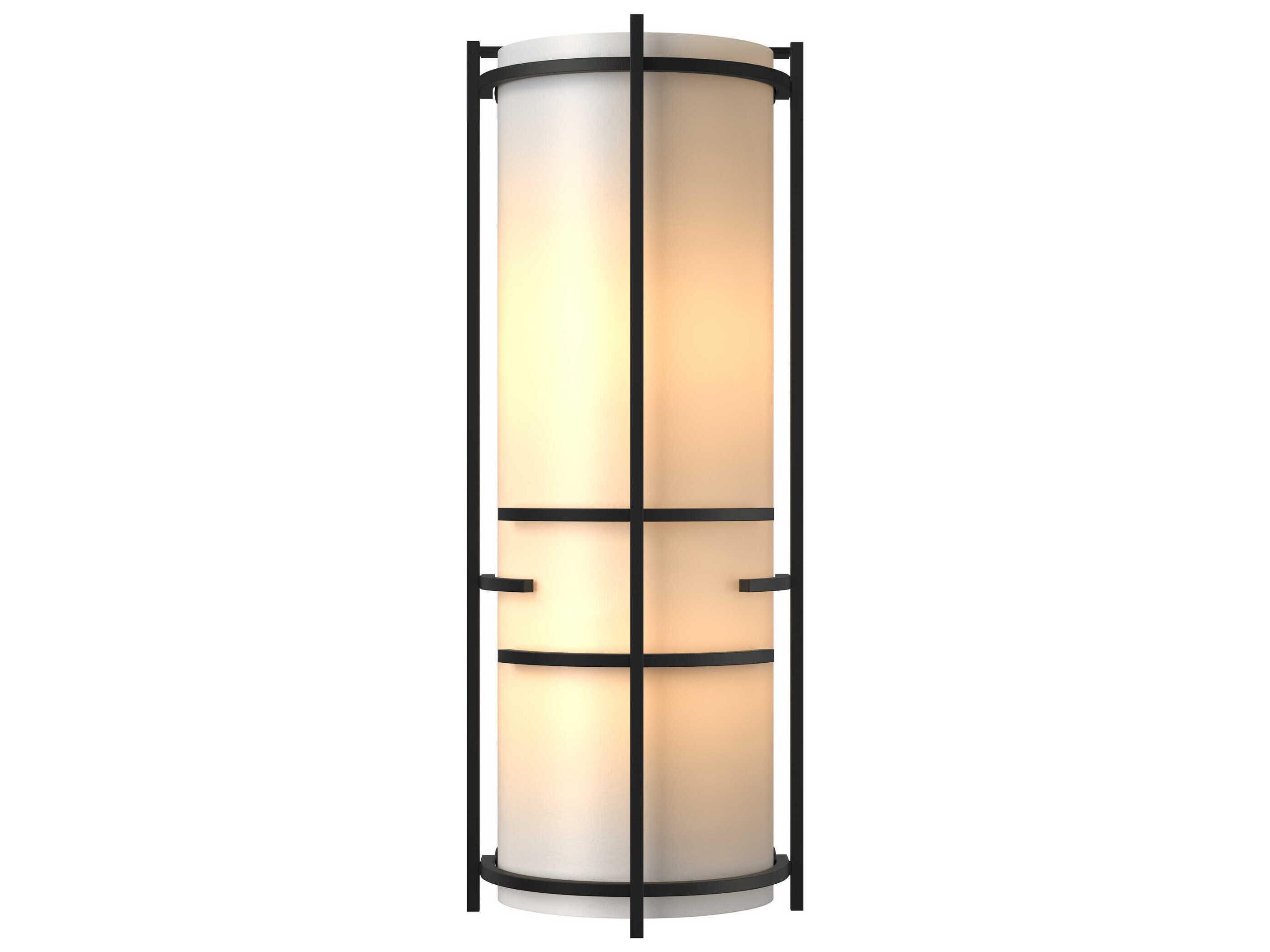 Hubbardton Forge Banded 2-Light Glass Wall Sconce