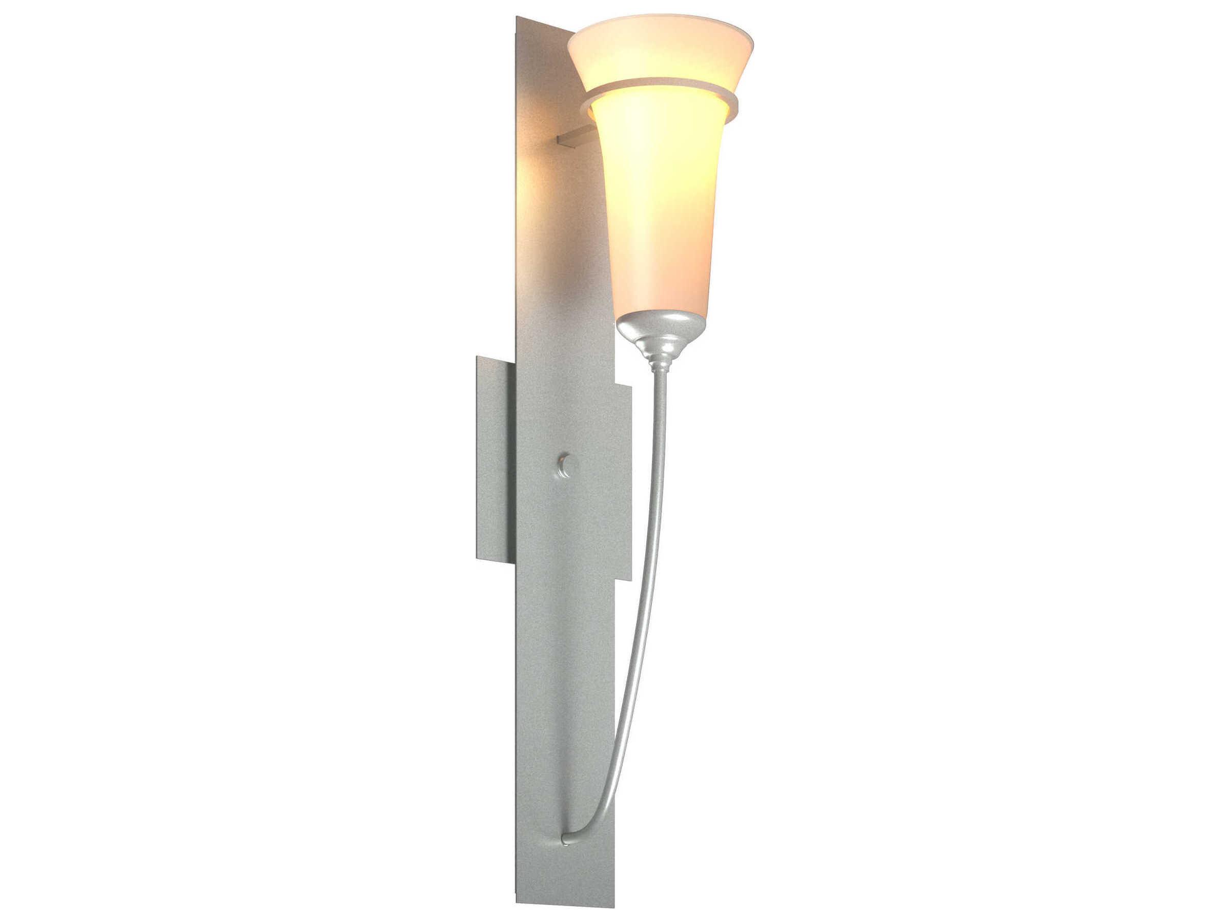 Hubbardton Forge Banded 1-Light Glass Wall Sconce
