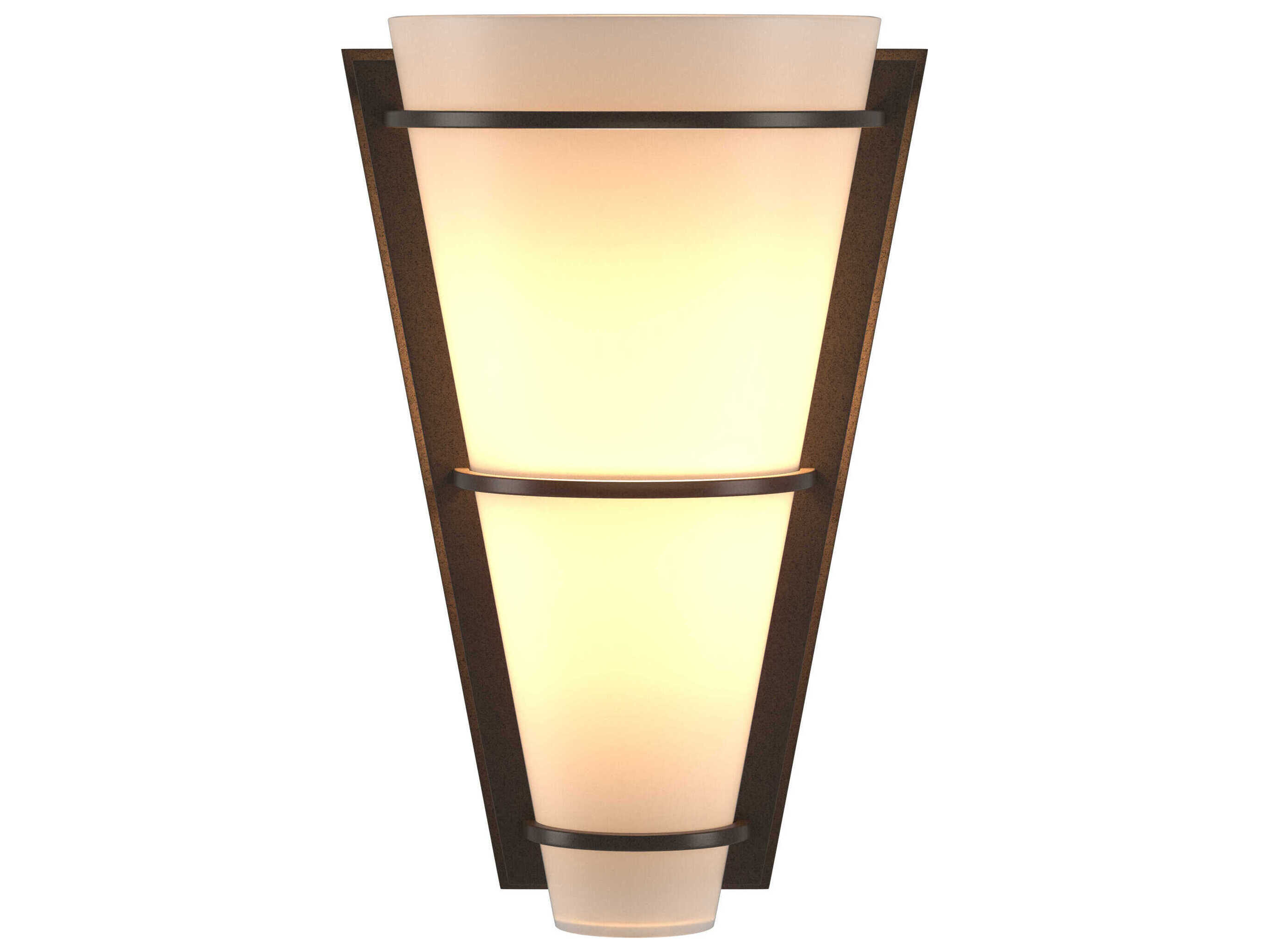 Hubbardton Forge Half Cone 1-Light Glass Wall Sconce