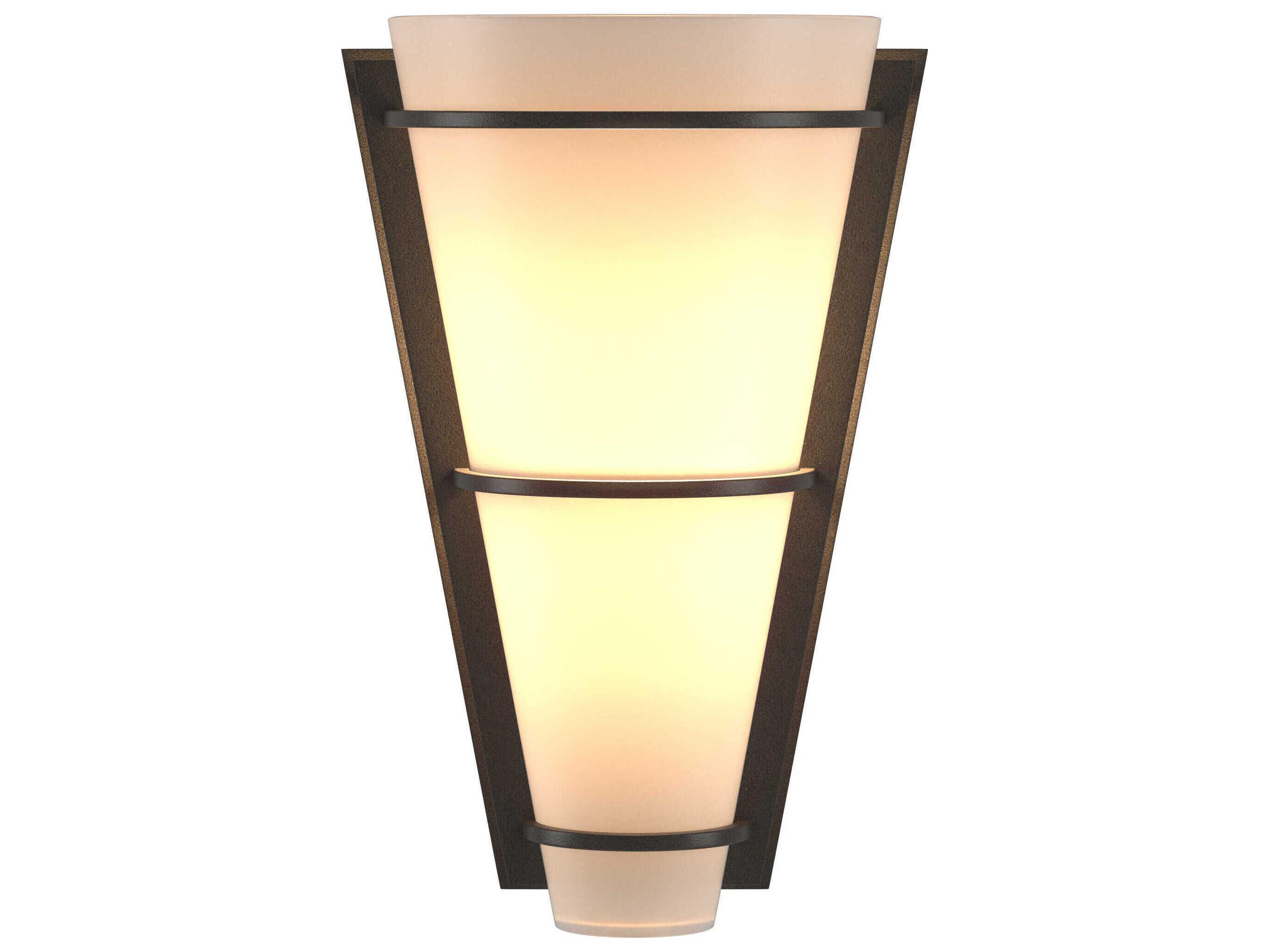Hubbardton Forge Half Cone 1-Light Glass Wall Sconce