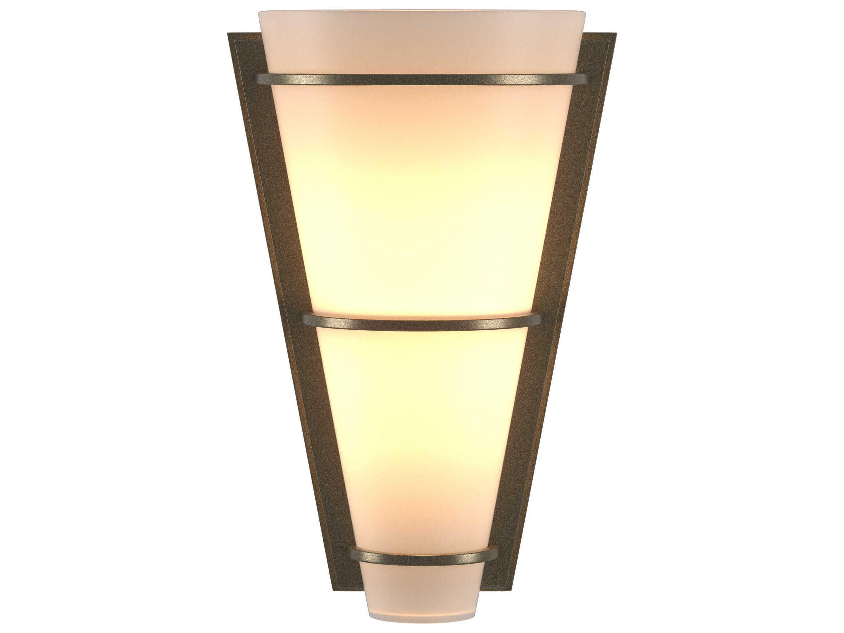 Hubbardton Forge Half Cone 1-Light Glass Wall Sconce