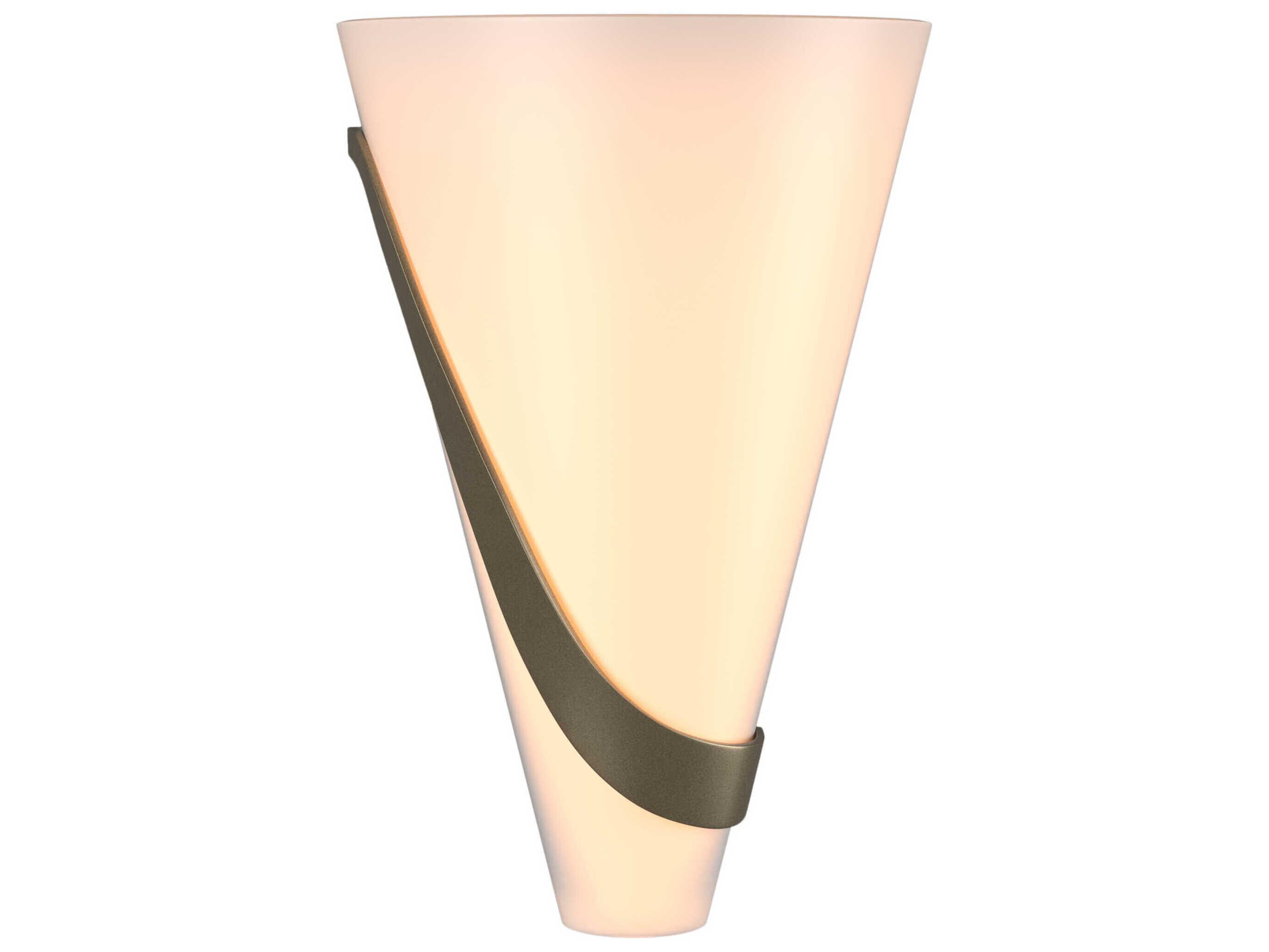 Hubbardton Forge Half Cone 2-Light Glass Wall Sconce