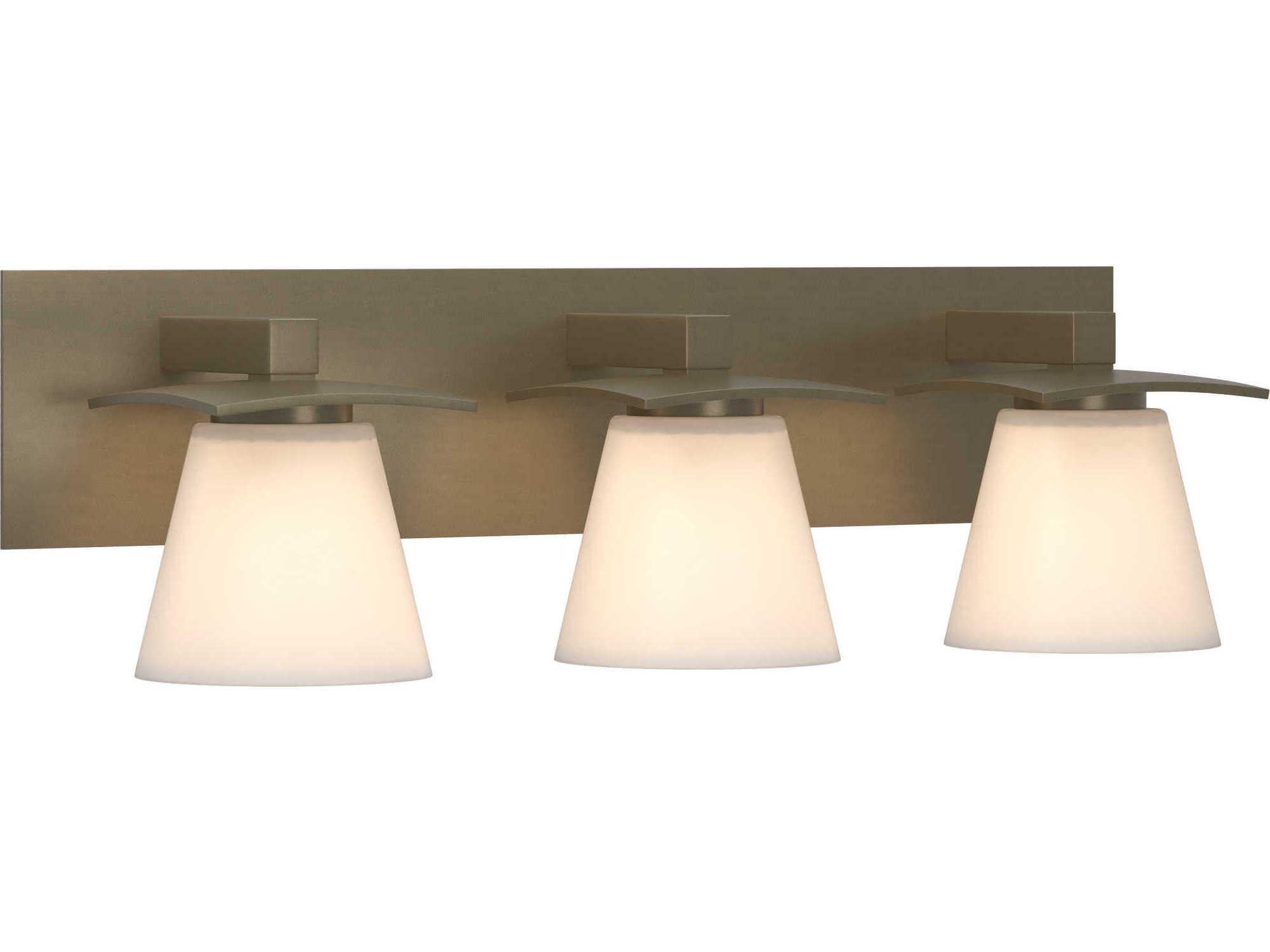 Hubbardton Forge Wren 3-Light Glass Vanity Light