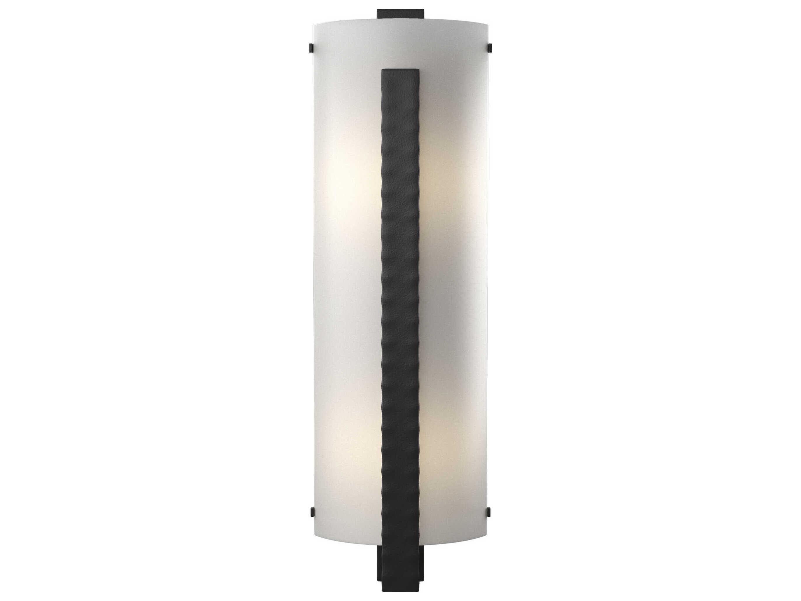 Hubbardton Forge Vertical 2-Light Glass Wall Sconce