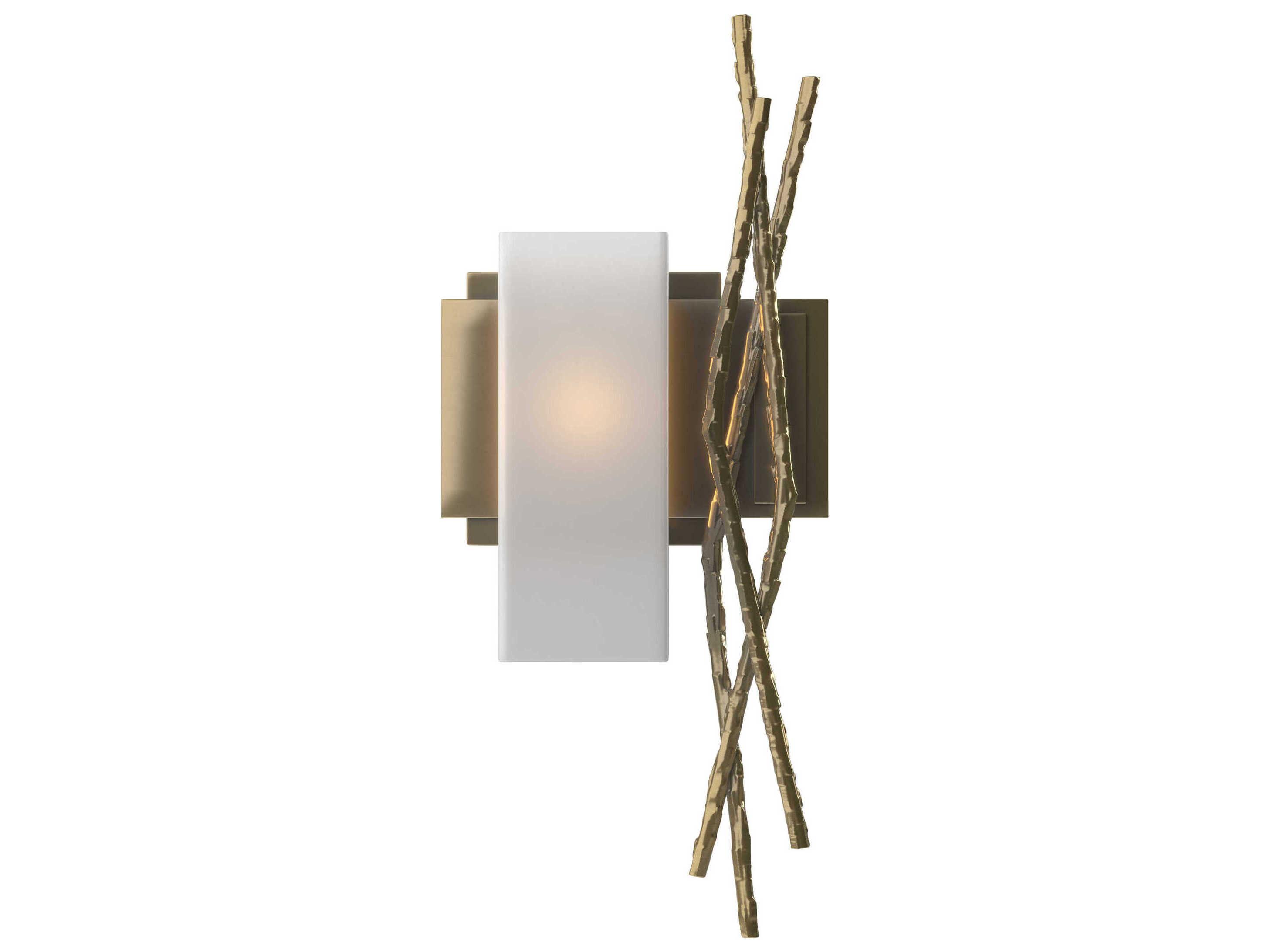 Hubbardton Forge Brindille 1-Light Steel Glass Wall Sconce