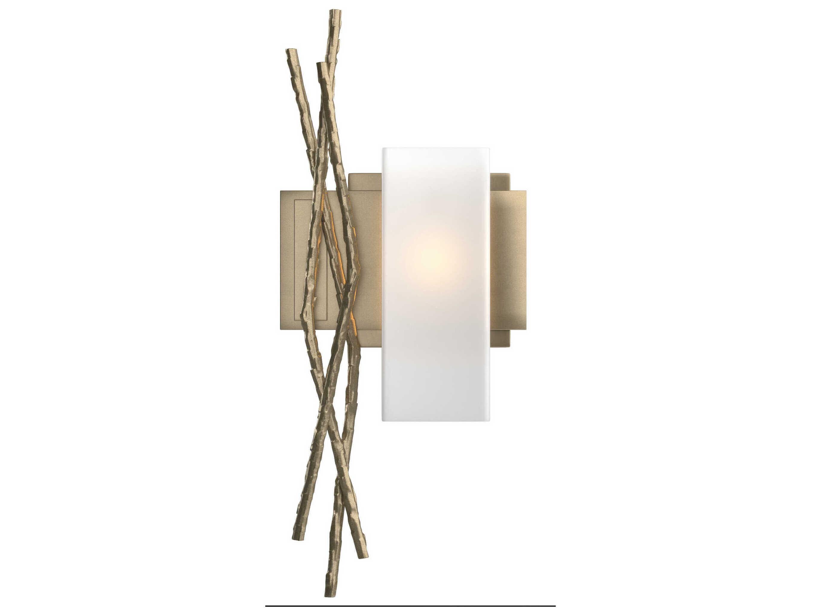 Hubbardton Forge Brindille 1-Light Steel Glass Wall Sconce