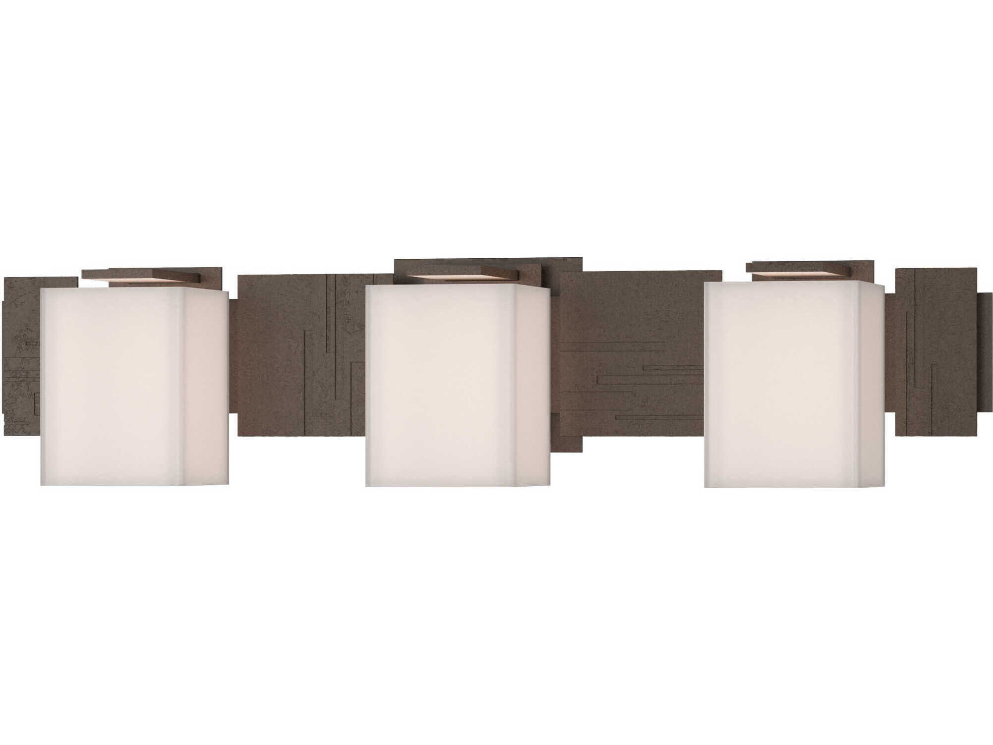 Hubbardton Forge Impressions 3-Light Glass Vanity Light