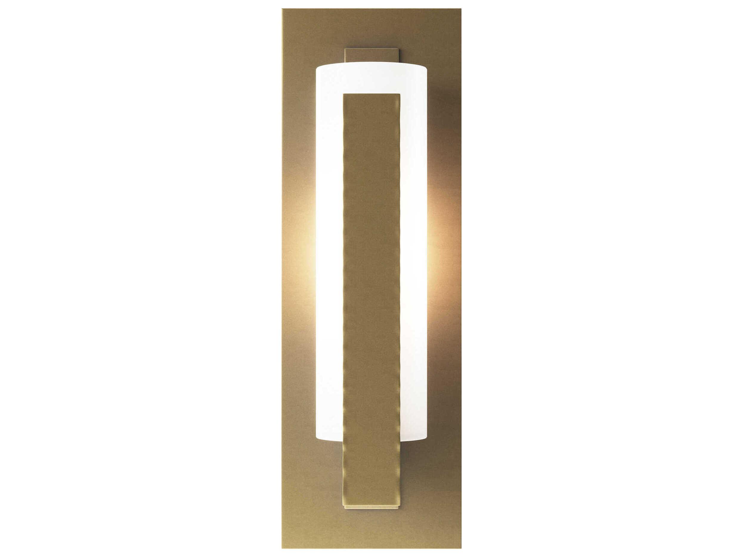 Hubbardton Forge Vertical 1-Light Glass Wall Sconce