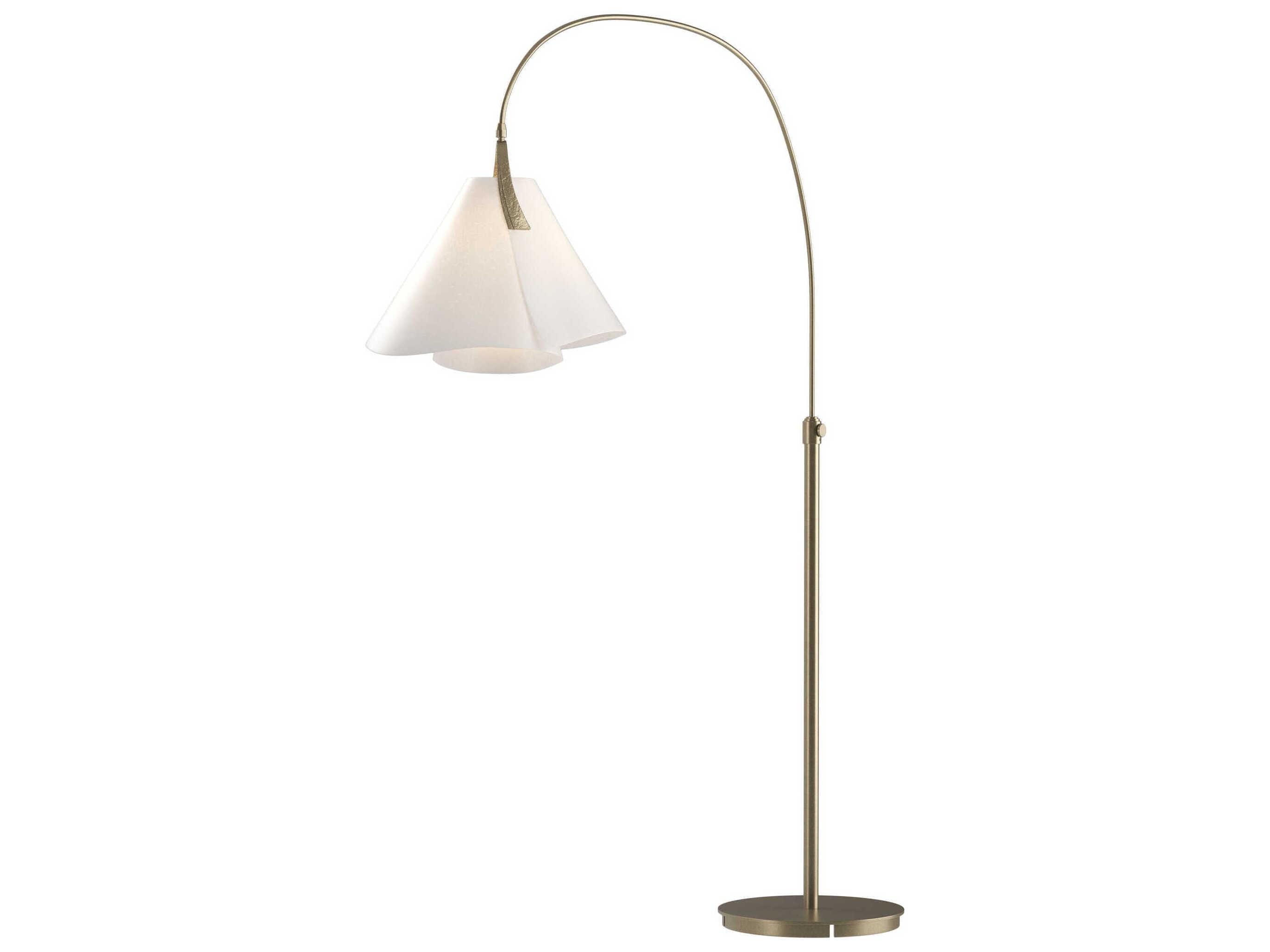 Hubbardton Forge Mobius Dark Smoke Gray Floor Lamp
