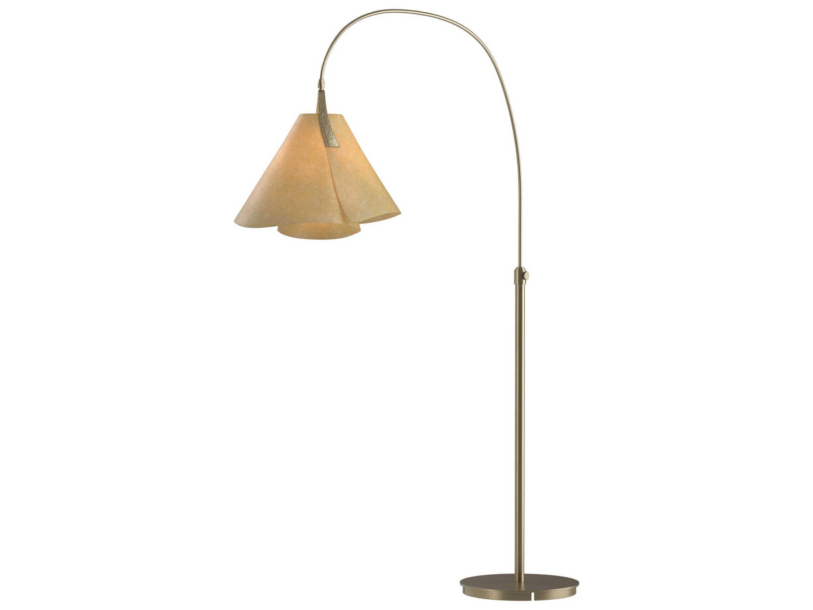 Hubbardton Forge Mobius Dark Smoke Gray Floor Lamp