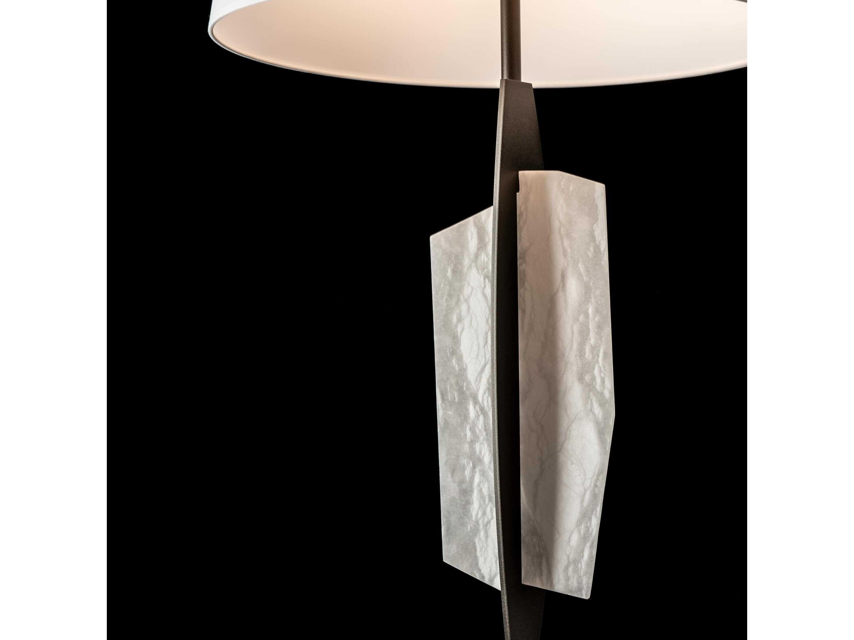 Hubbardton Forge Volterra Natural Anna Linen Floor Lamp