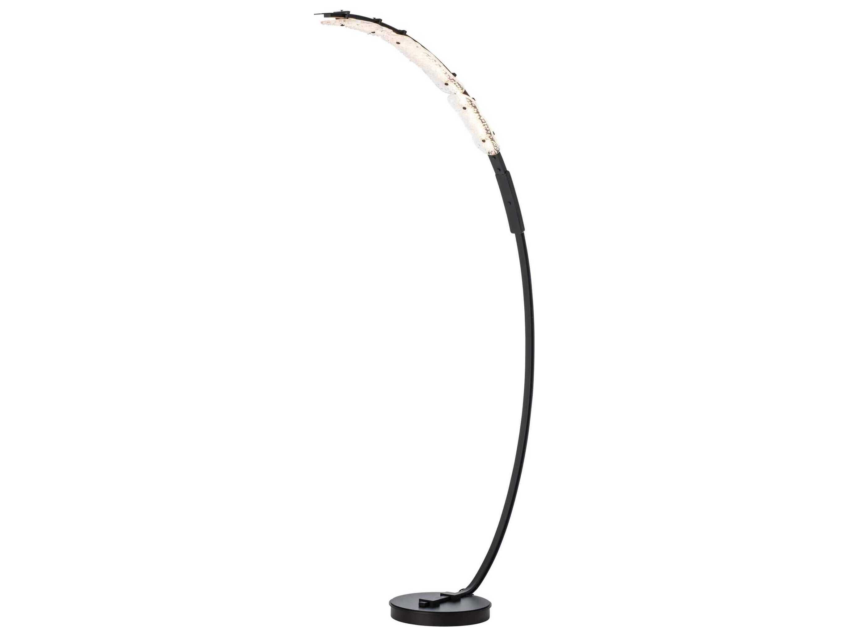 Hubbardton Forge Glissade Clear Glass Floor Lamp