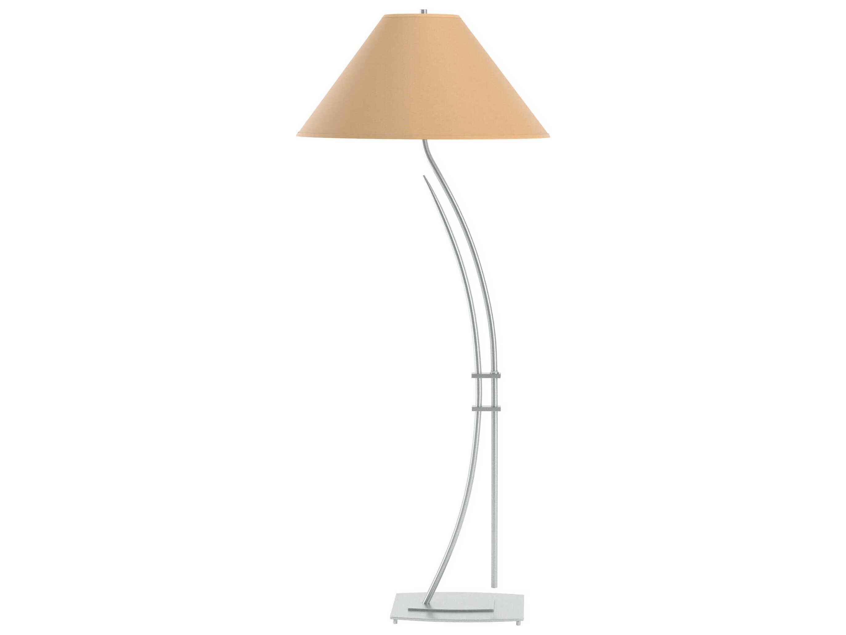 Hubbardton Forge Metamorphic Natural Iron Bronze Glass Floor Lamp