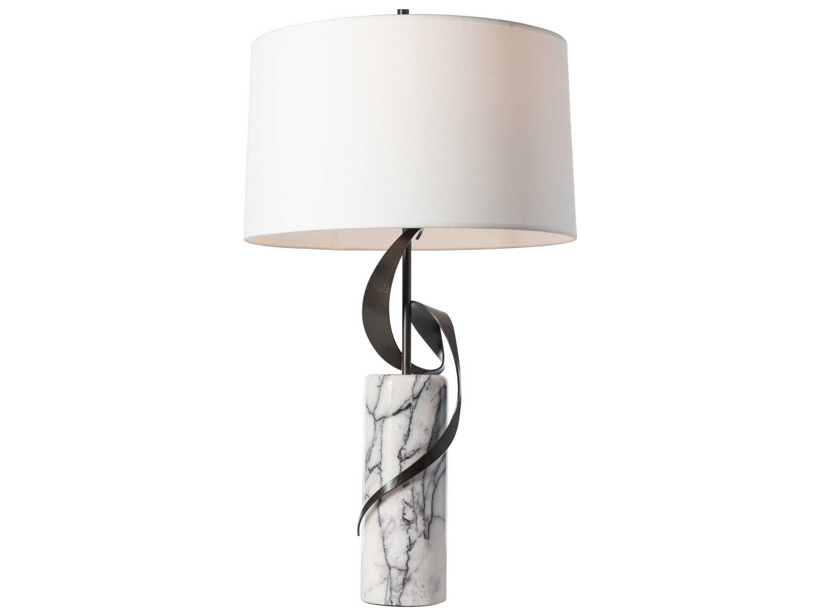 Hubbardton Forge Rivulet Natural Anna Fabric Buffet Lamp