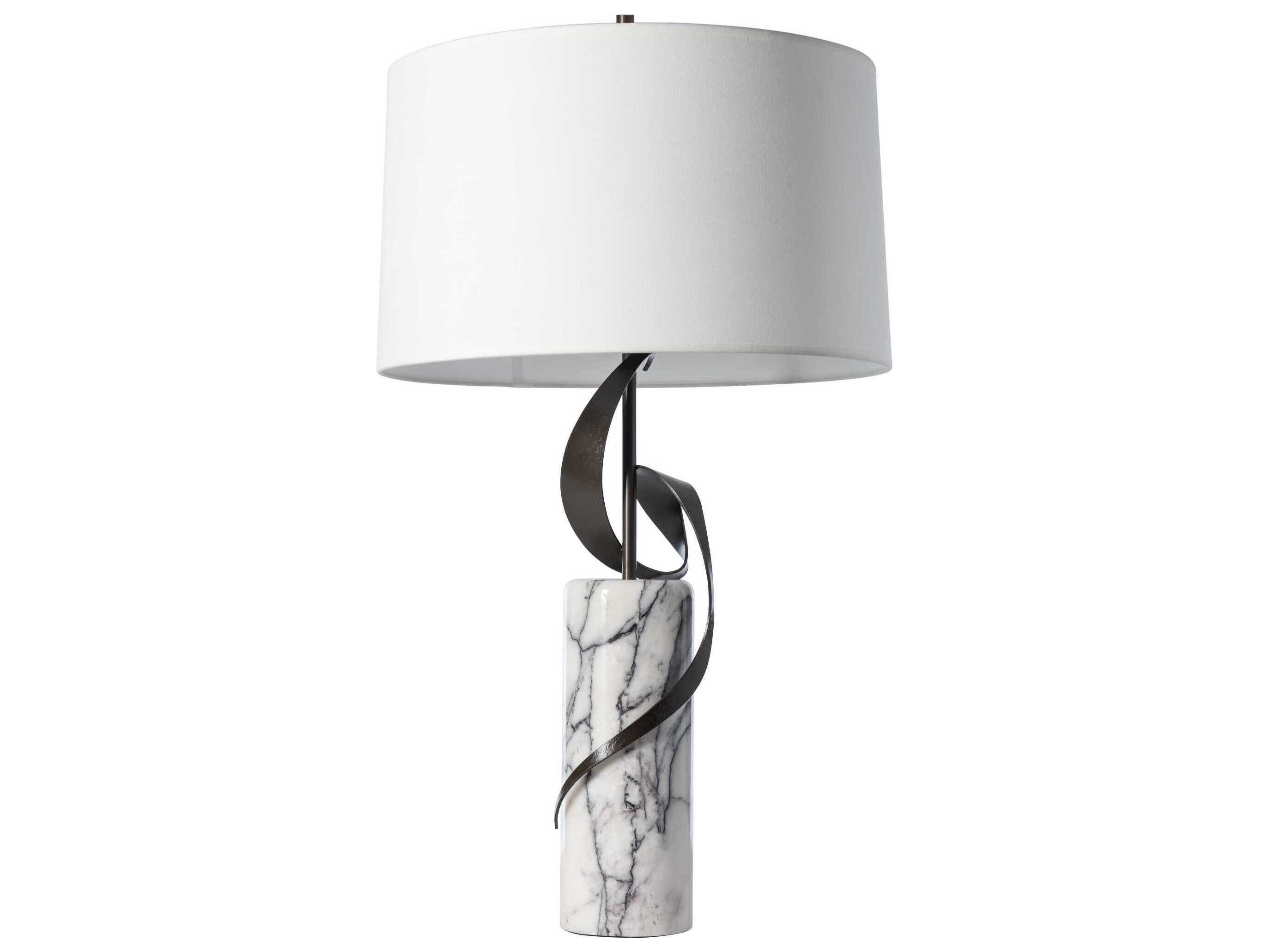 Hubbardton Forge Rivulet Natural Anna Fabric Buffet Lamp
