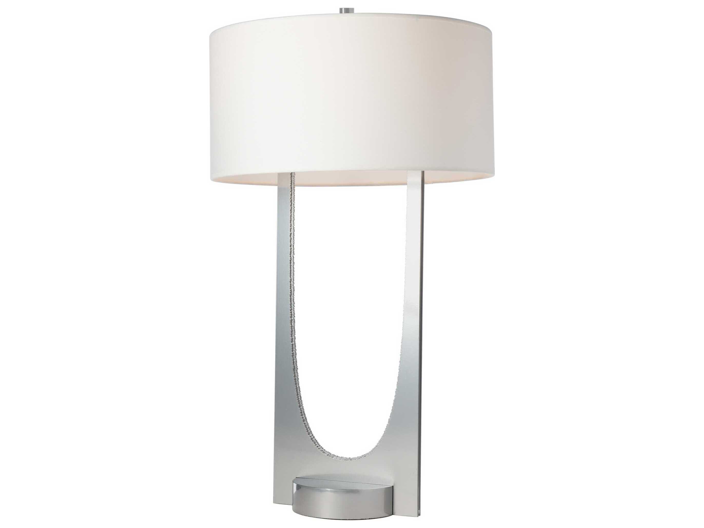Hubbardton Forge Cypress Natural Anna Fabric Buffet Lamp