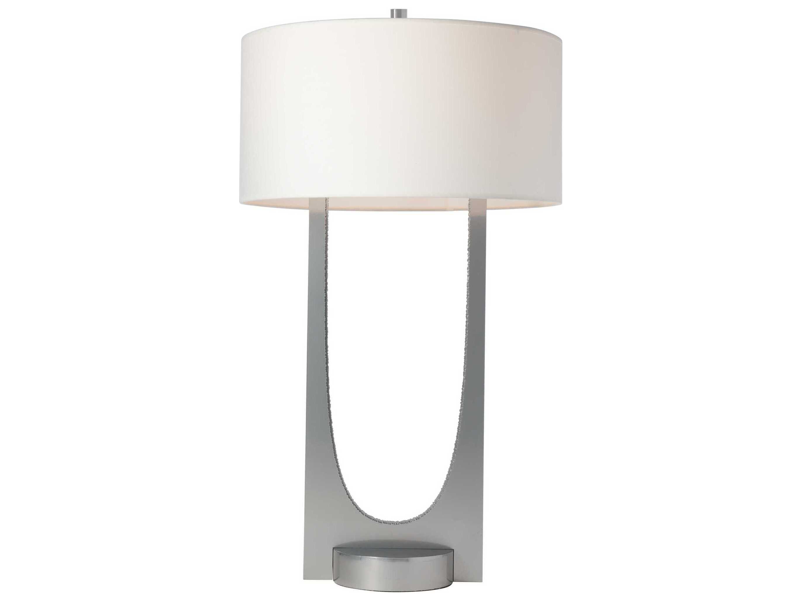 Hubbardton Forge Cypress Natural Anna Fabric Buffet Lamp