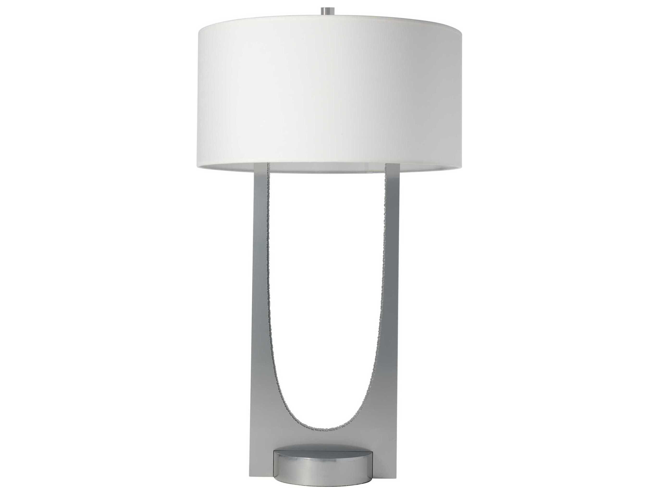 Hubbardton Forge Cypress Natural Anna Fabric Buffet Lamp