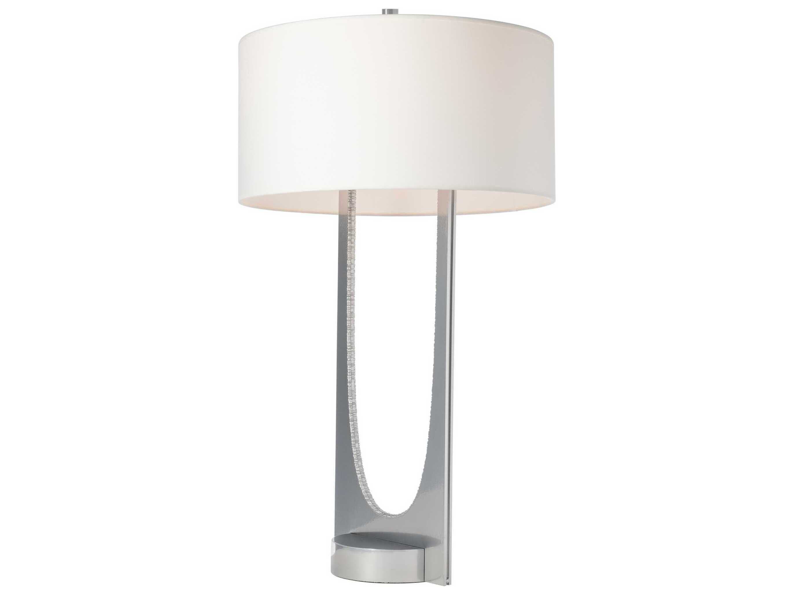 Hubbardton Forge Cypress Natural Anna Fabric Buffet Lamp