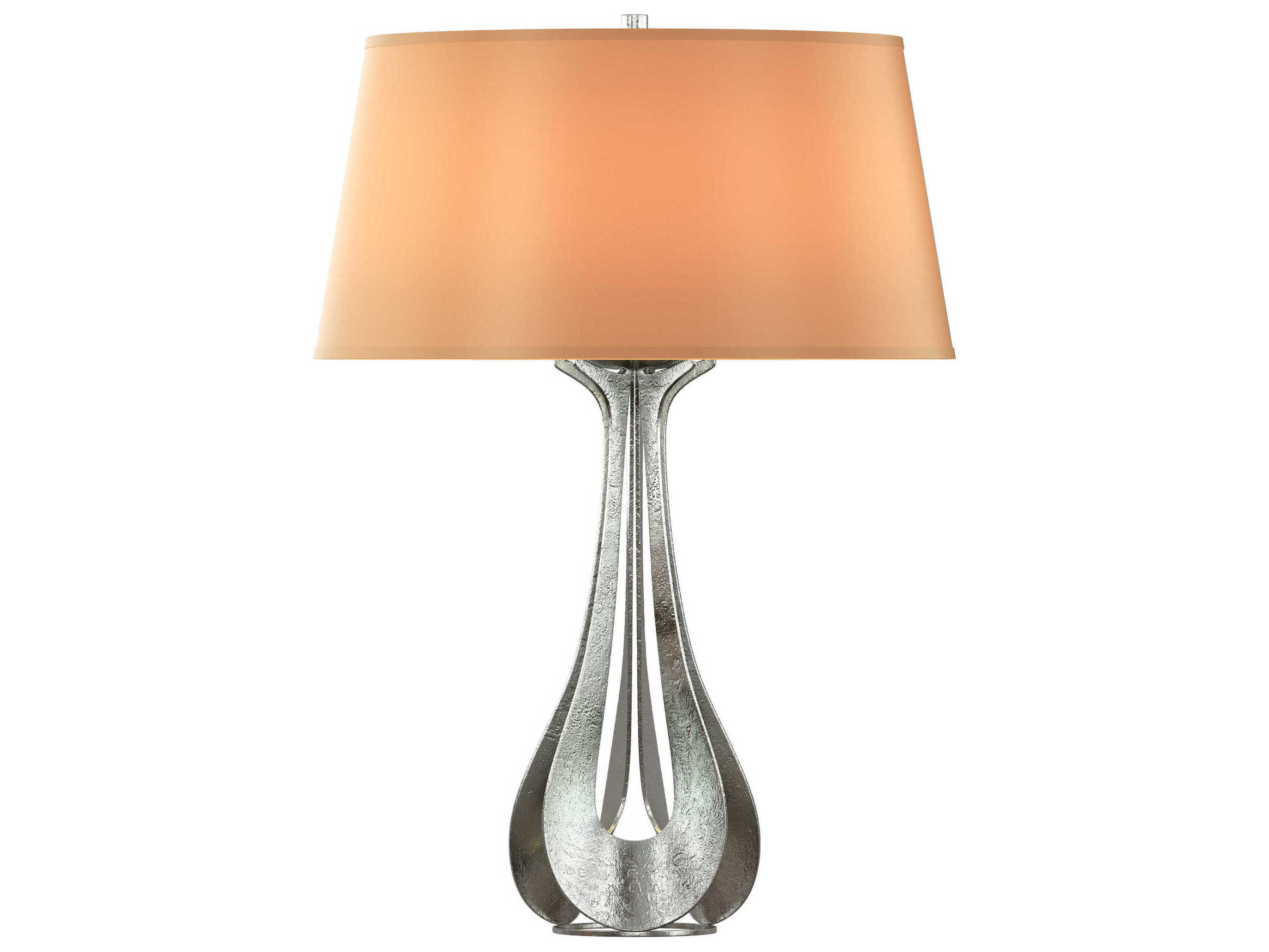 Hubbardton Forge Lino Dark Smoke Gray Table Lamp