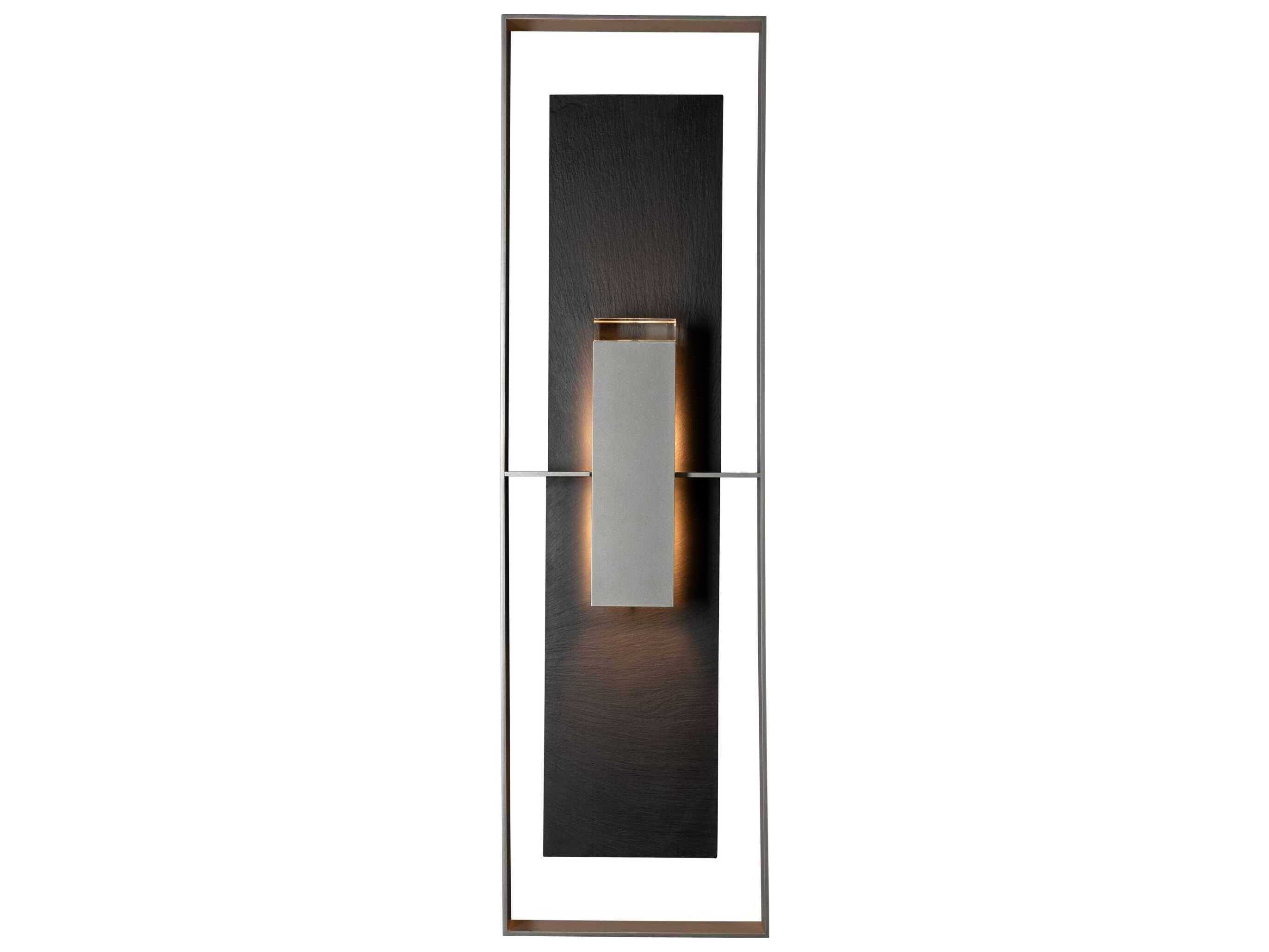 Hubbardton Forge Shadow Box 2-Light Outdoor Wall Light