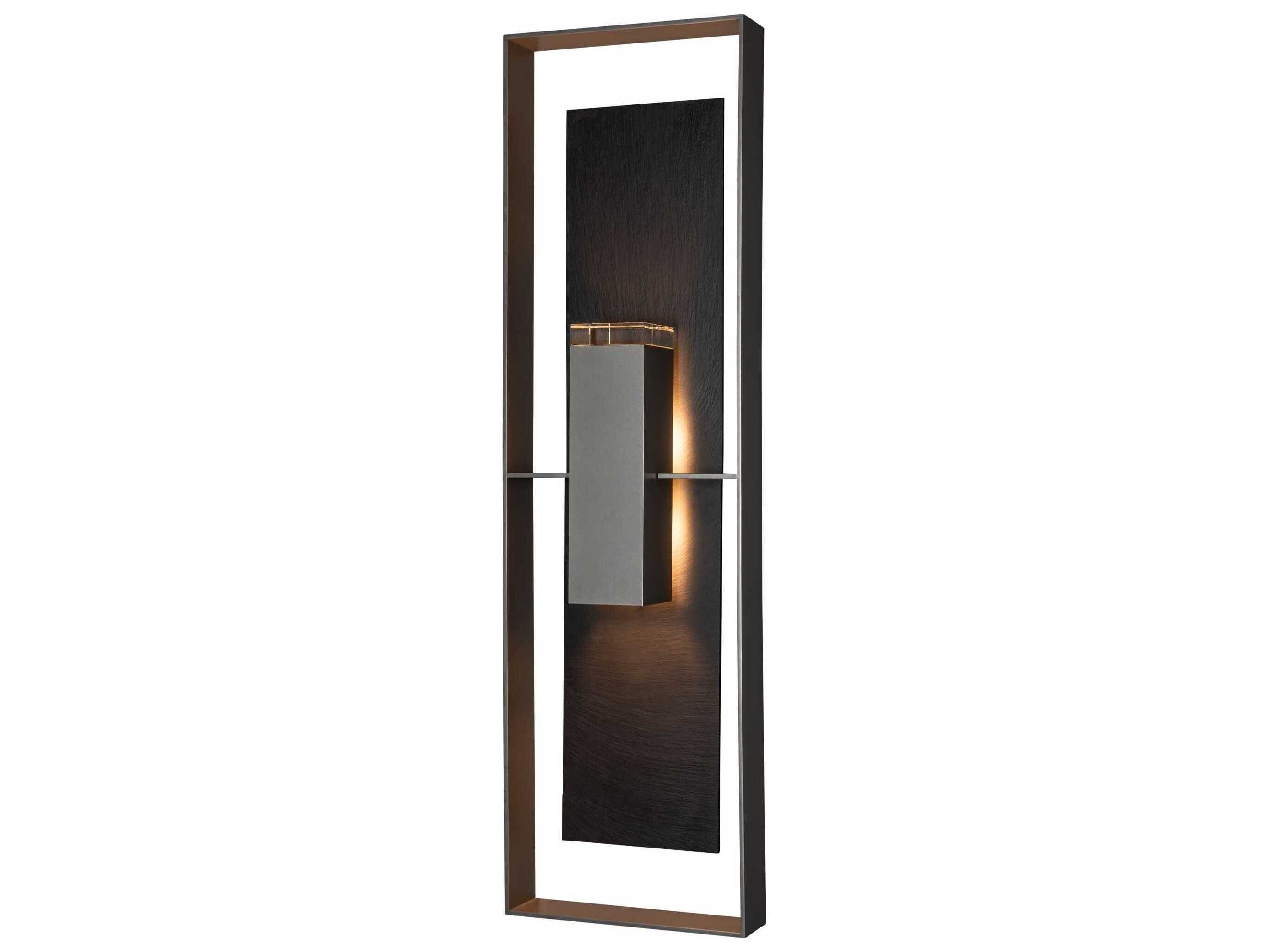 Hubbardton Forge Shadow Box 2-Light Outdoor Wall Light