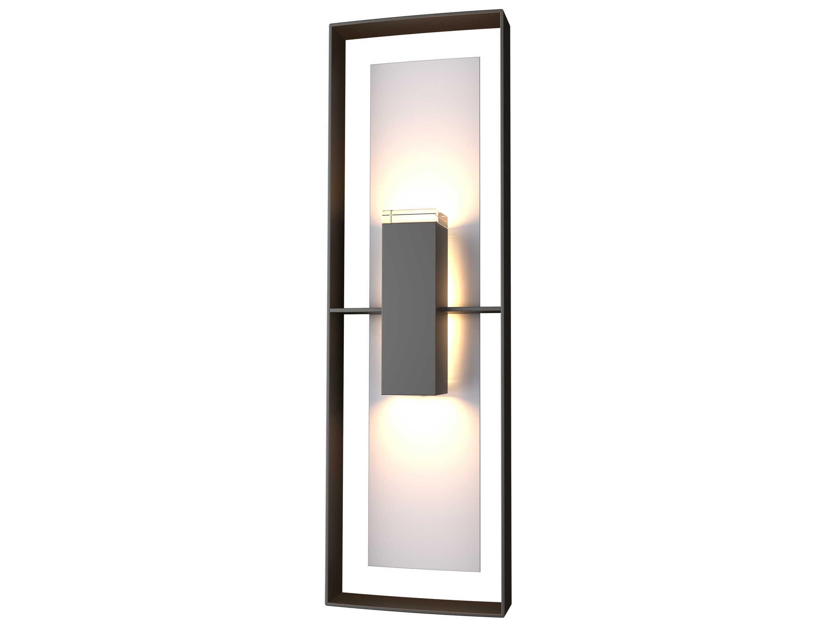 Hubbardton Forge Shadow Box 2 - Light Outdoor Wall Light