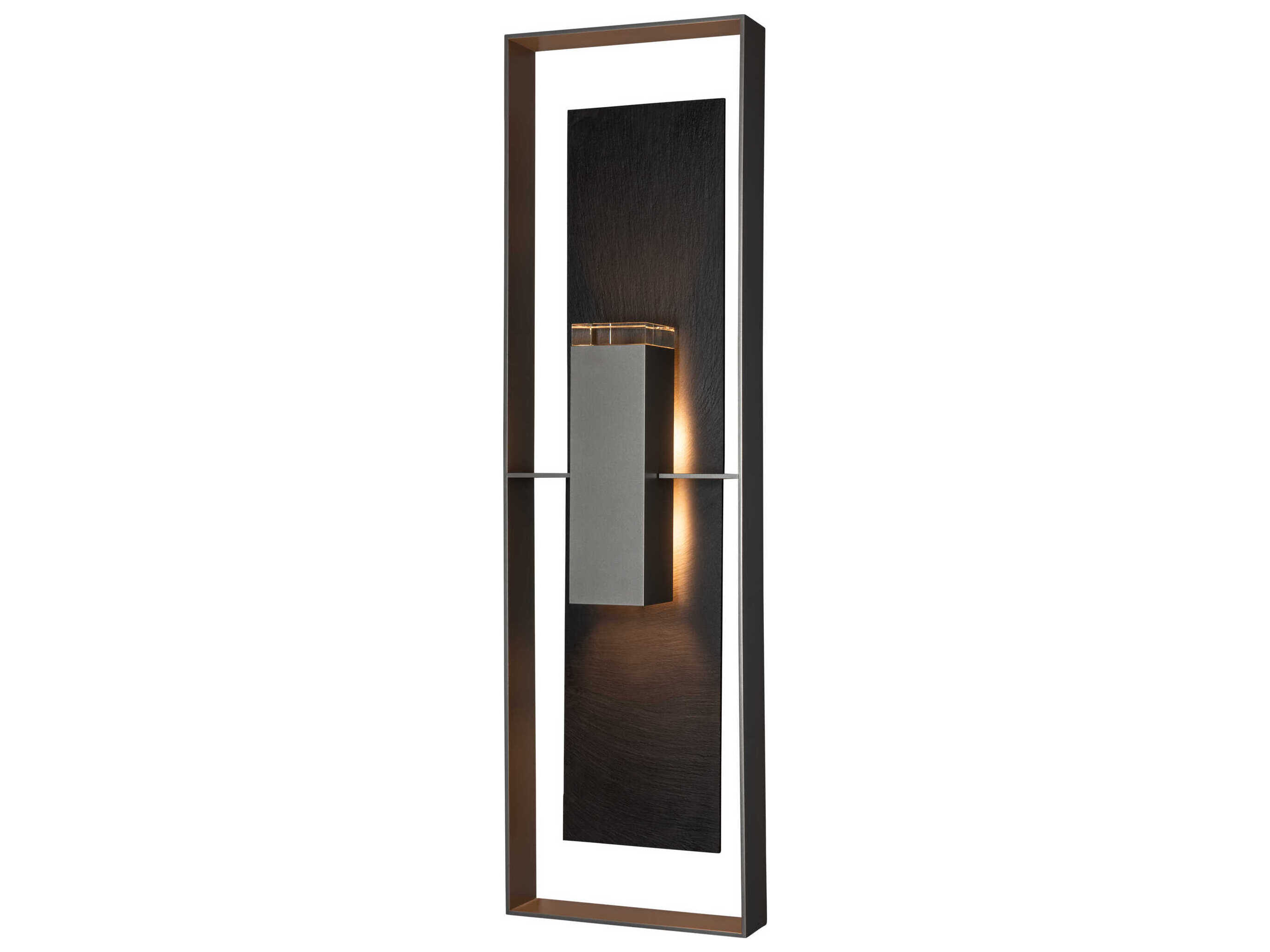 Hubbardton Forge Shadow Box 2-Light Outdoor Wall Light