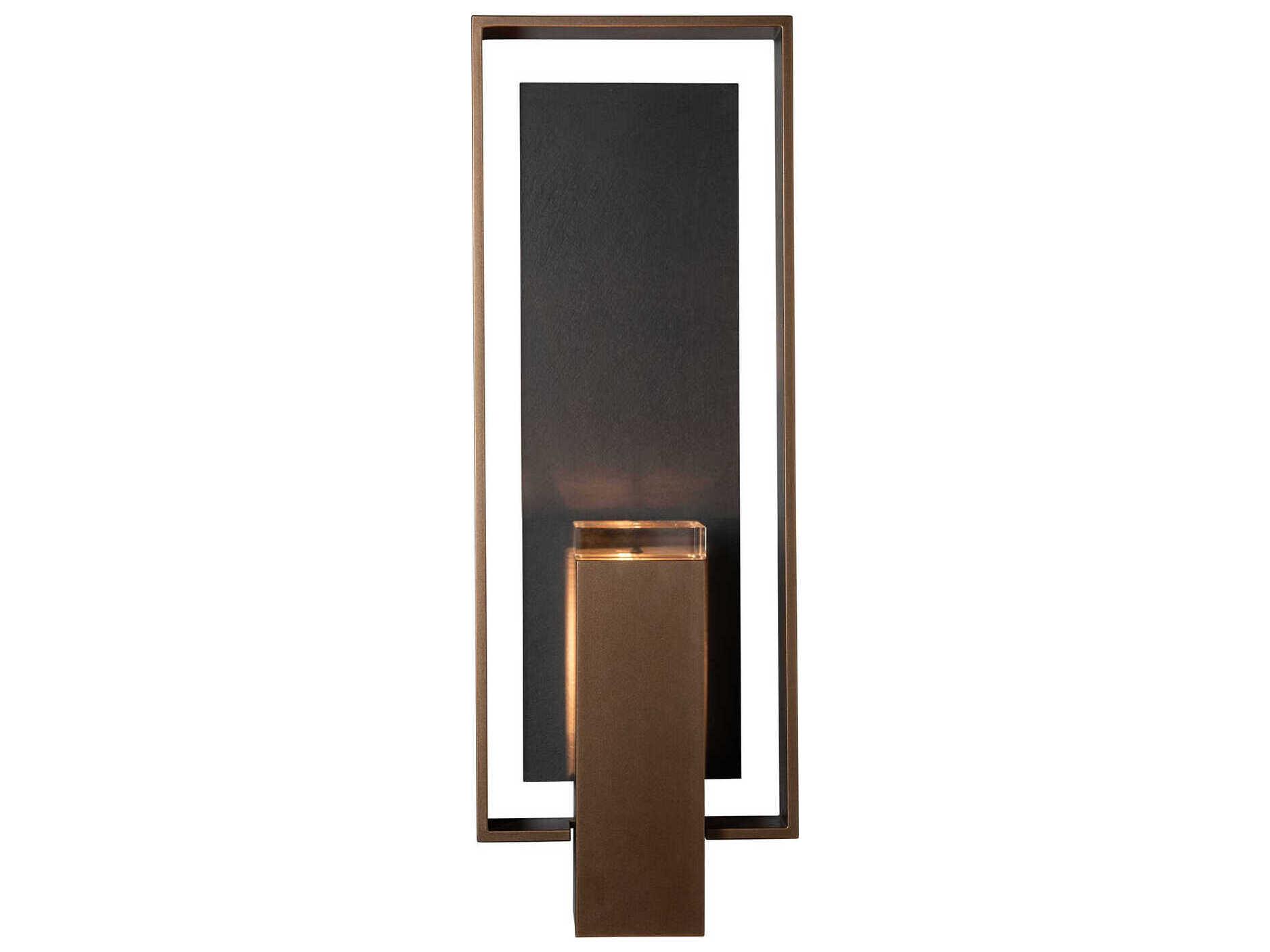 Hubbardton Forge Shadow Box 2-Light Outdoor Wall Light