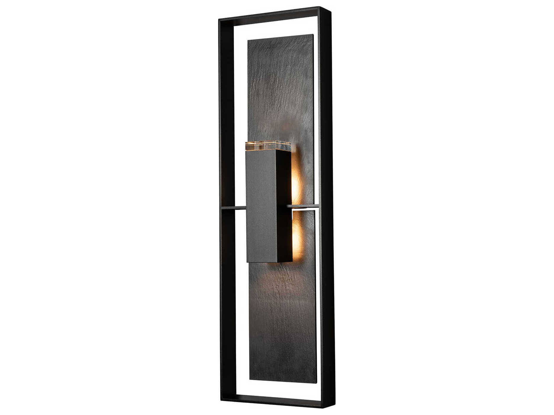Hubbardton Forge Shadow Box 2-Light Outdoor Wall Light